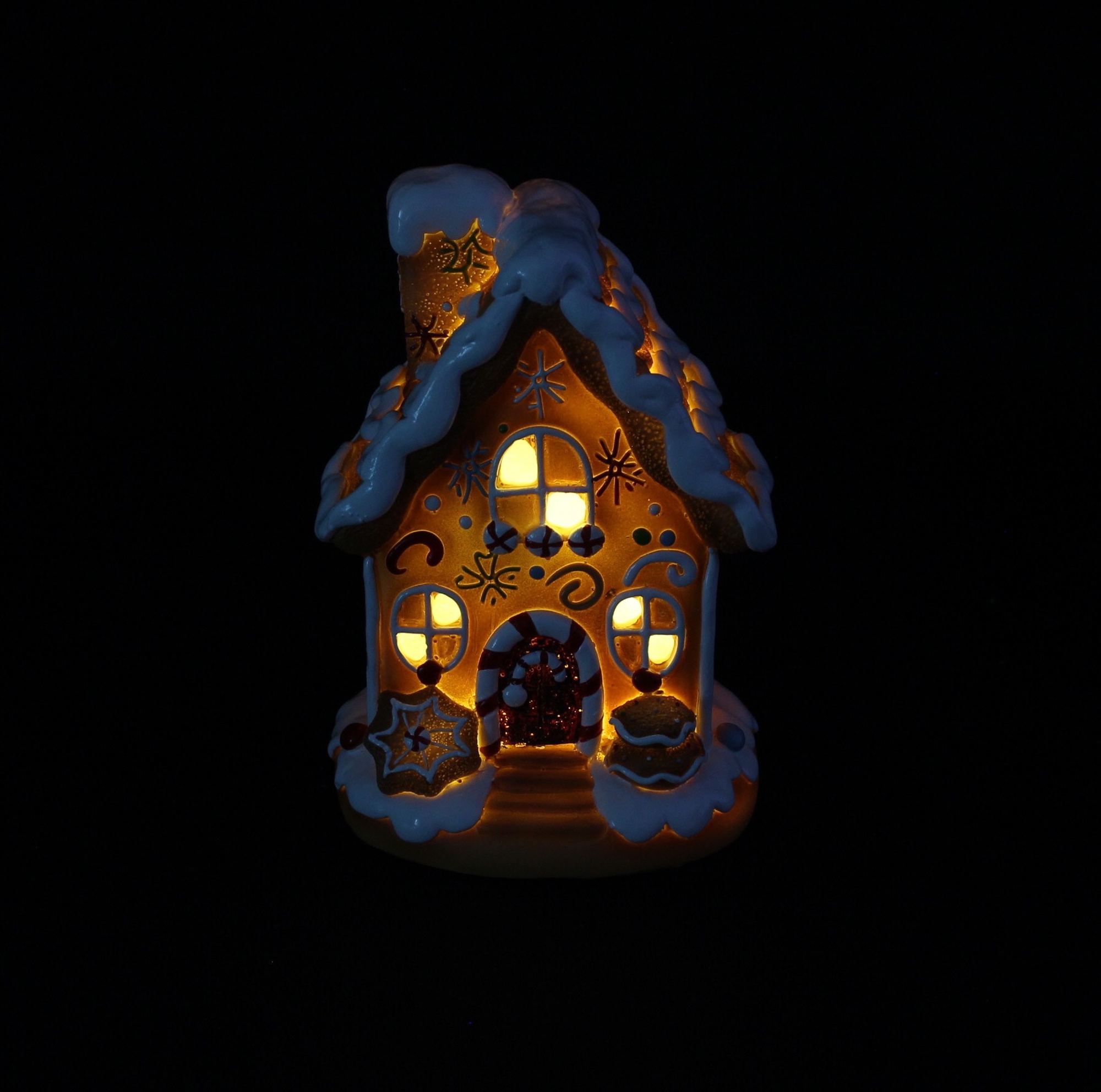 LED-Lebkuchenhaus "Sweet"  im Frank Flechtwaren Online Shop für Dekofiguren kaufen