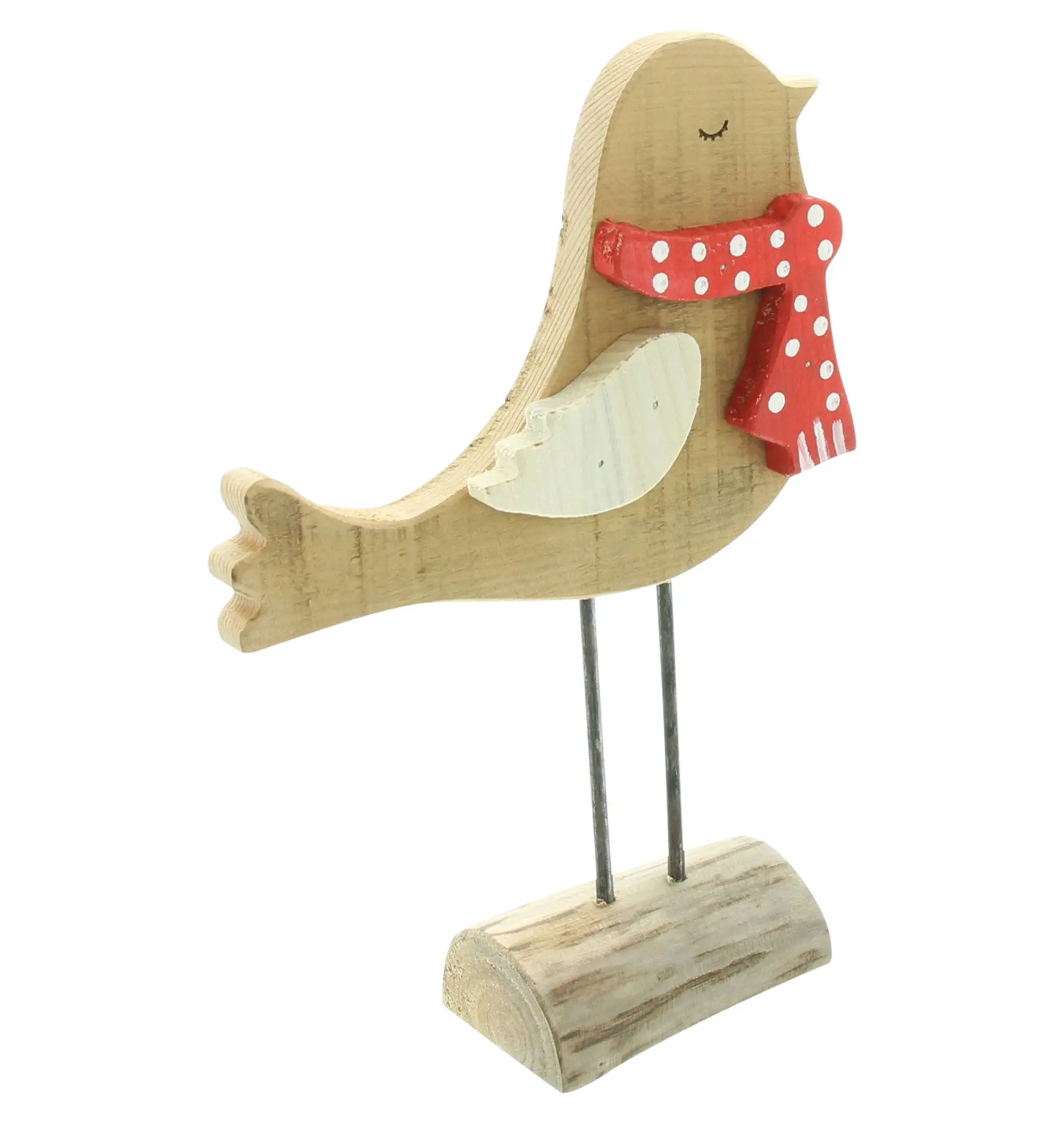 Figur "Wintervogel"  im Frank Flechtwaren Online Shop für Dekofiguren kaufen