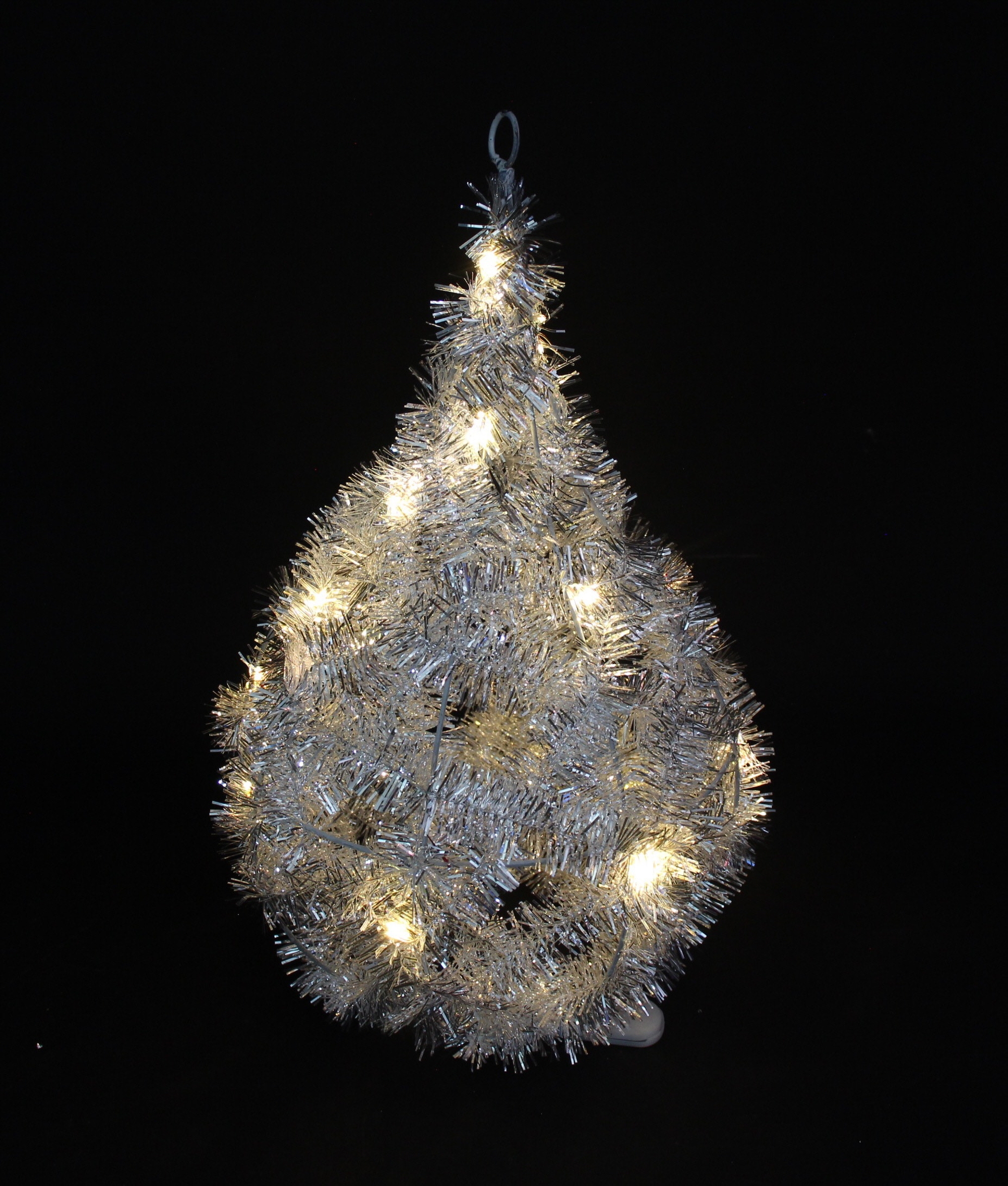 LED-Tropfen "Silberglimmer"  im Frank Flechtwaren Online Shop für Dekohänger  kaufen