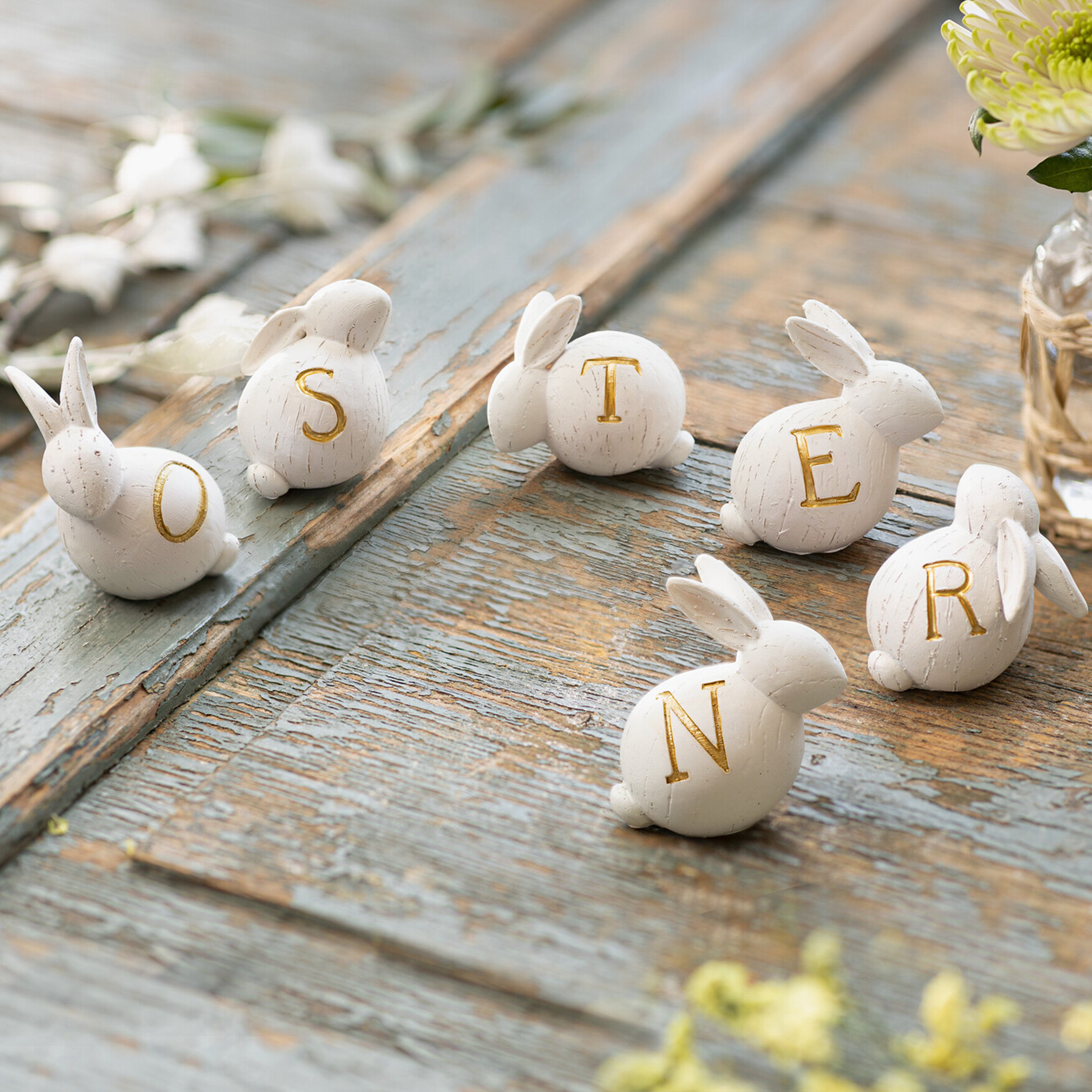 Hase "Osterbande", 6er Set  im Frank Flechtwaren Online Shop kaufen