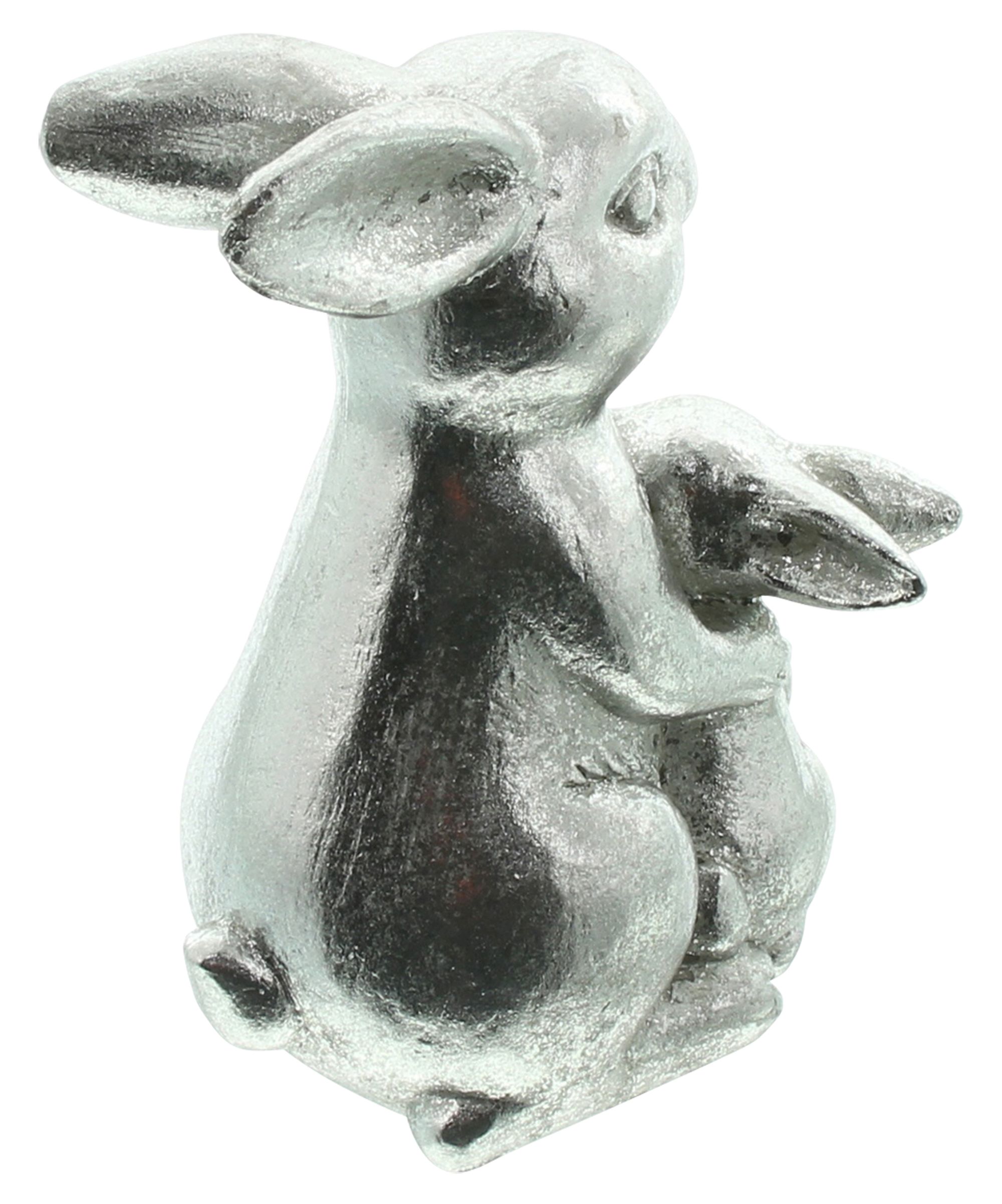 Figur "Hasenmutter mit Kind"  im Frank Flechtwaren Online Shop für Hasen &amp; Co kaufen