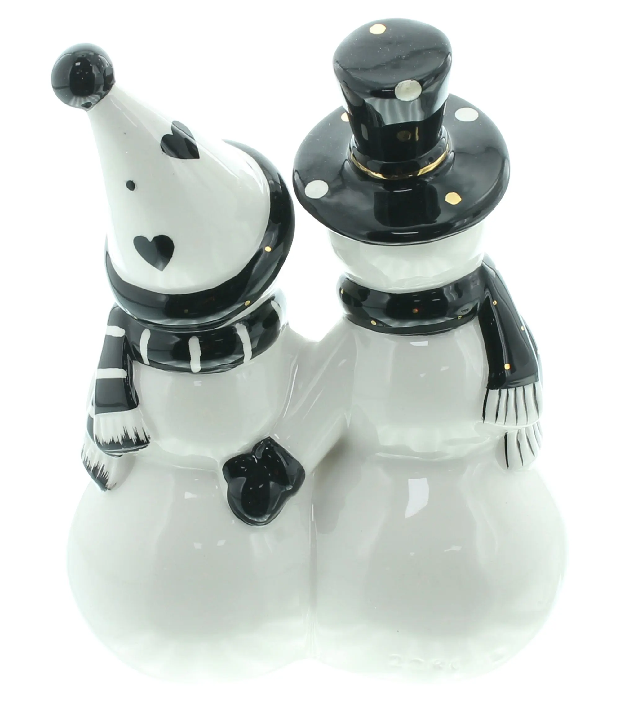 Schneemannpaar "Style"  im Frank Flechtwaren Online Shop für Dekofiguren kaufen