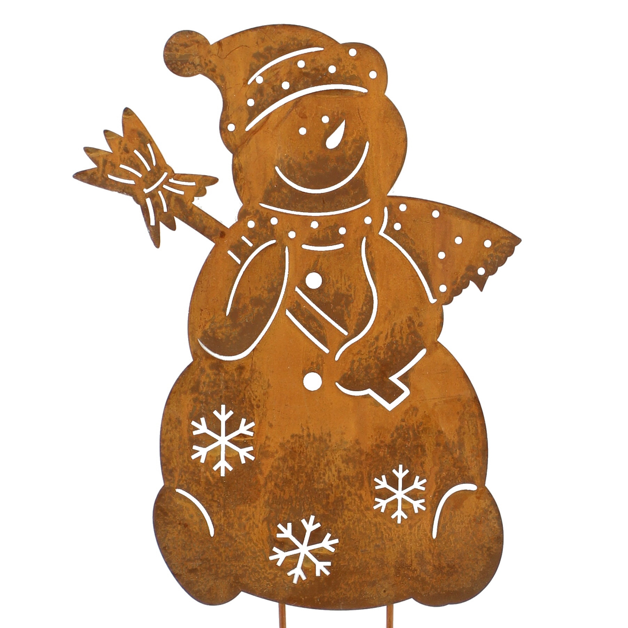 Gartenstecker "Schneemann" im Frank Flechtwaren Online Shop für Weihnachten kaufen Gartenstecker "Schneemann" im Frank Flechtwaren Online Shop für Weihnachten kaufen