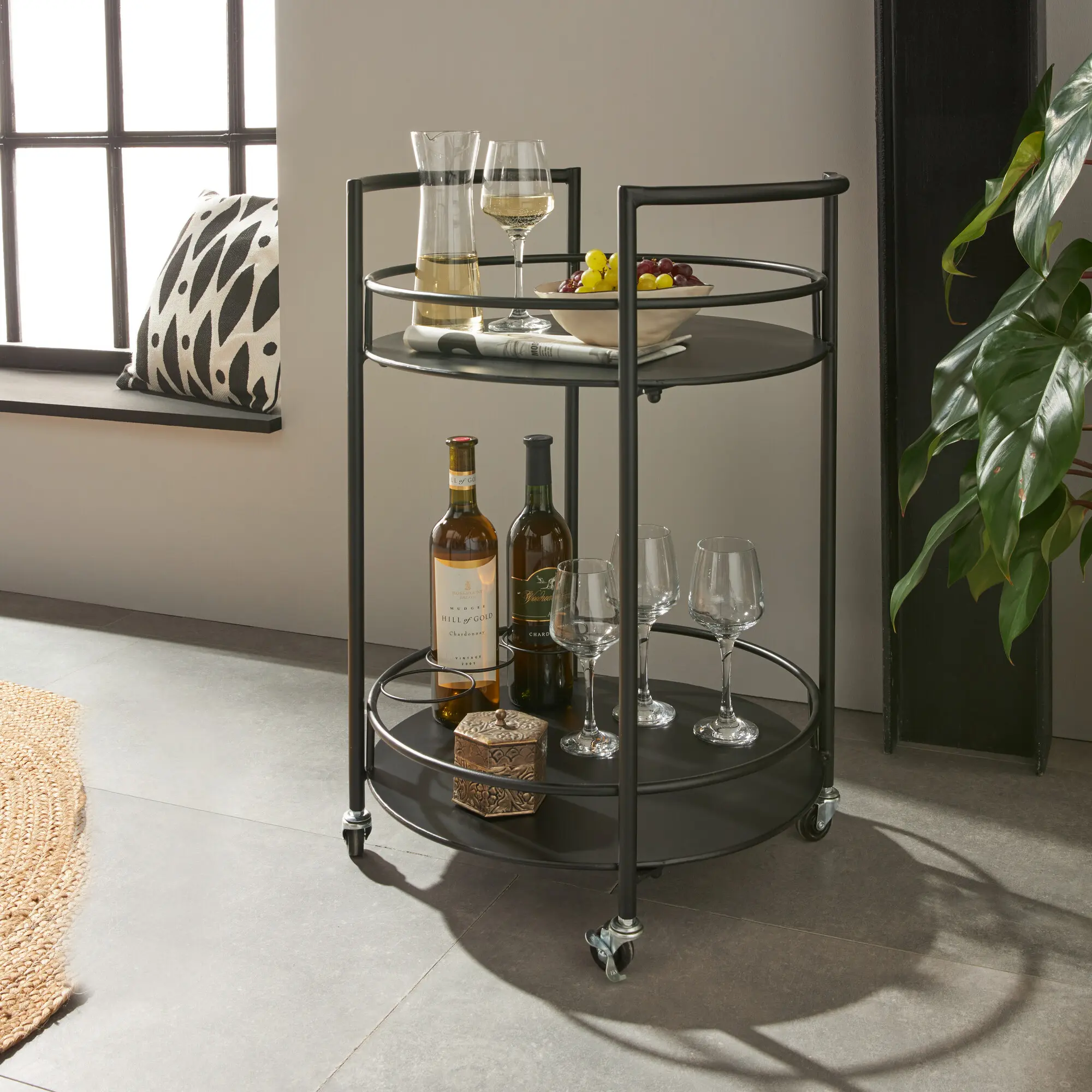 Servierwagen "Bar" im Frank Flechtwaren Online Shop für Wohnzimmer kaufen Servierwagen "Bar" im Frank Flechtwaren Online Shop für Wohnzimmer kaufen