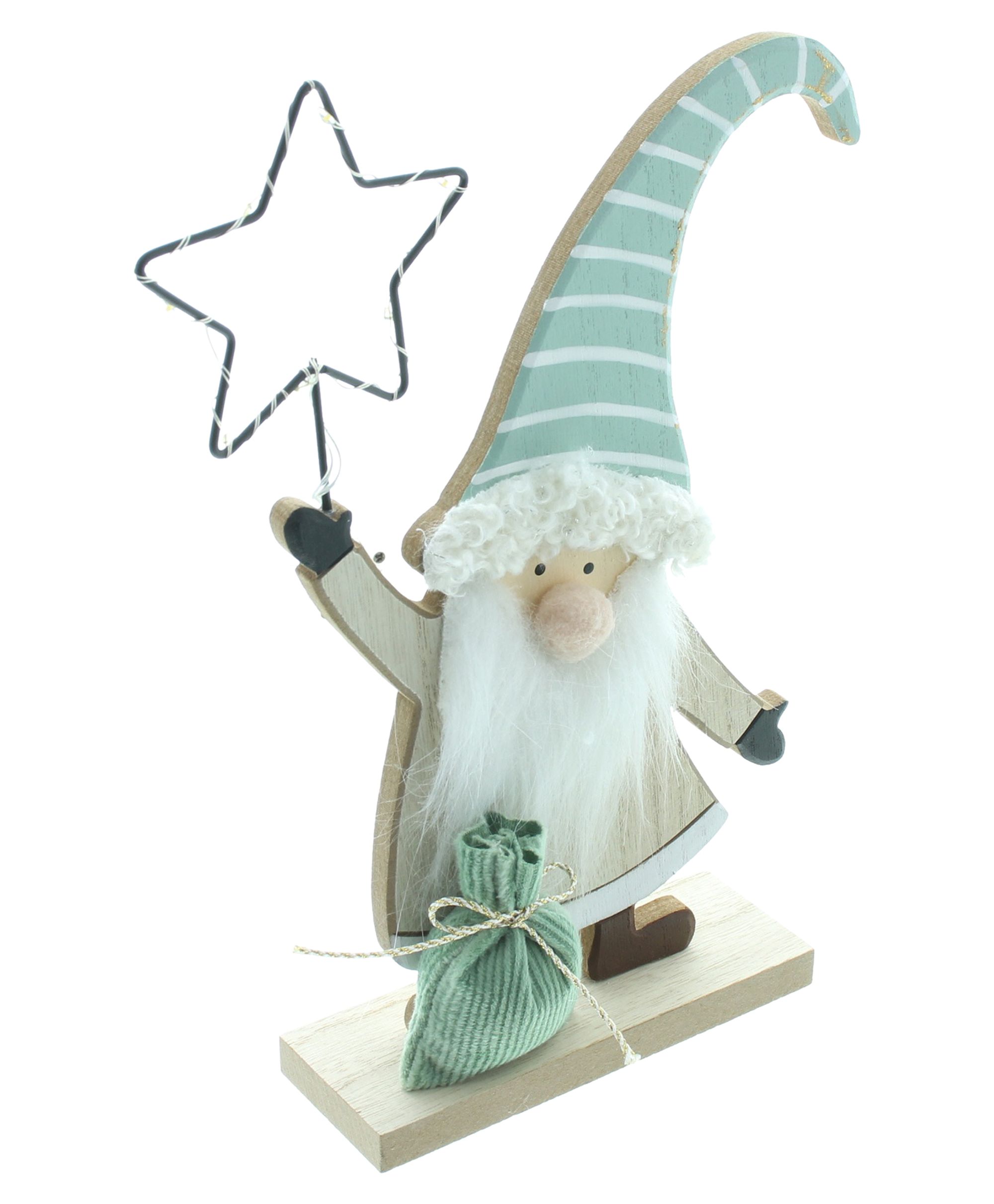 Wichtel "LED Stern"  im Frank Flechtwaren Online Shop für LED-Deko kaufen