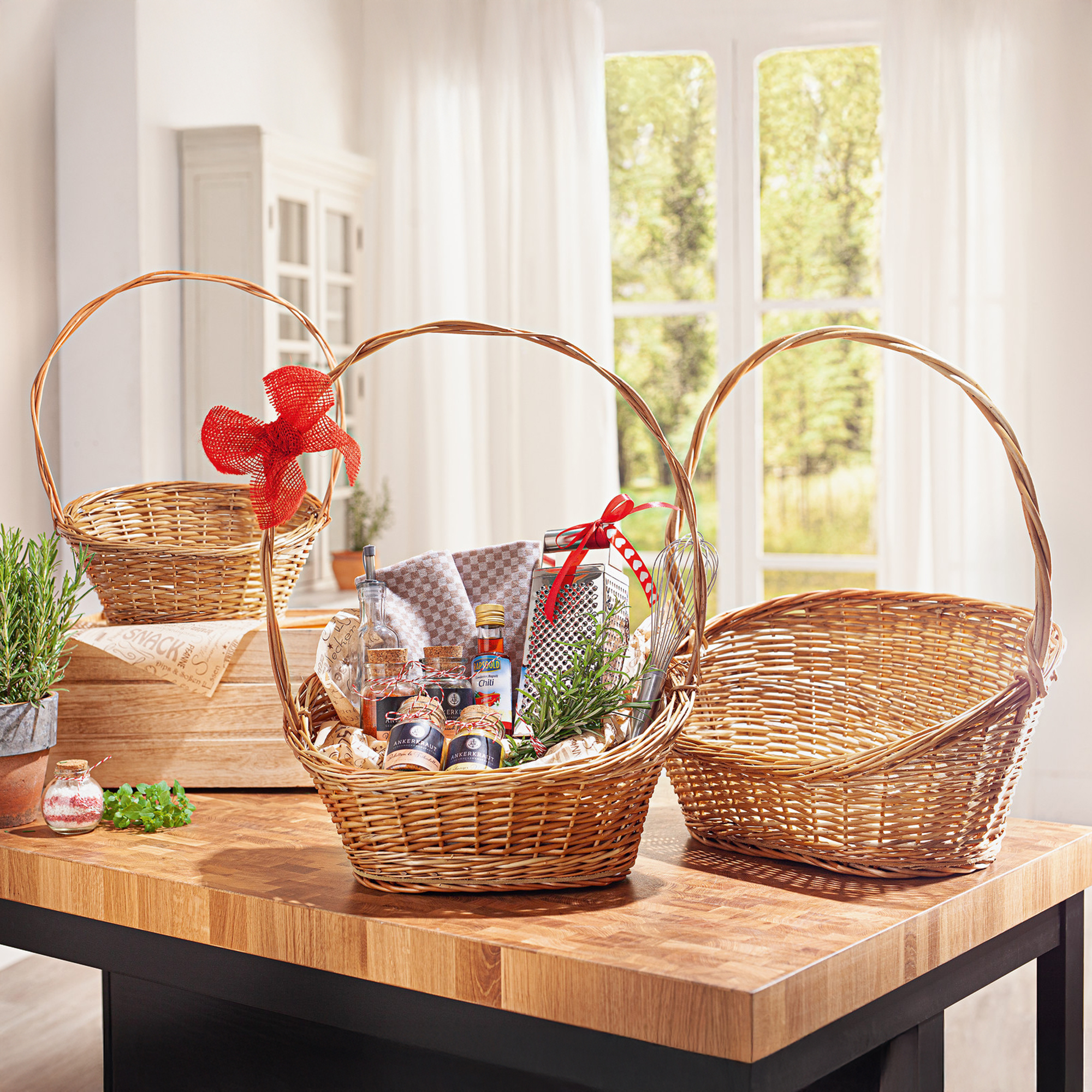 Präsentkorb "Natur"  im Frank Flechtwaren Online Shop kaufen