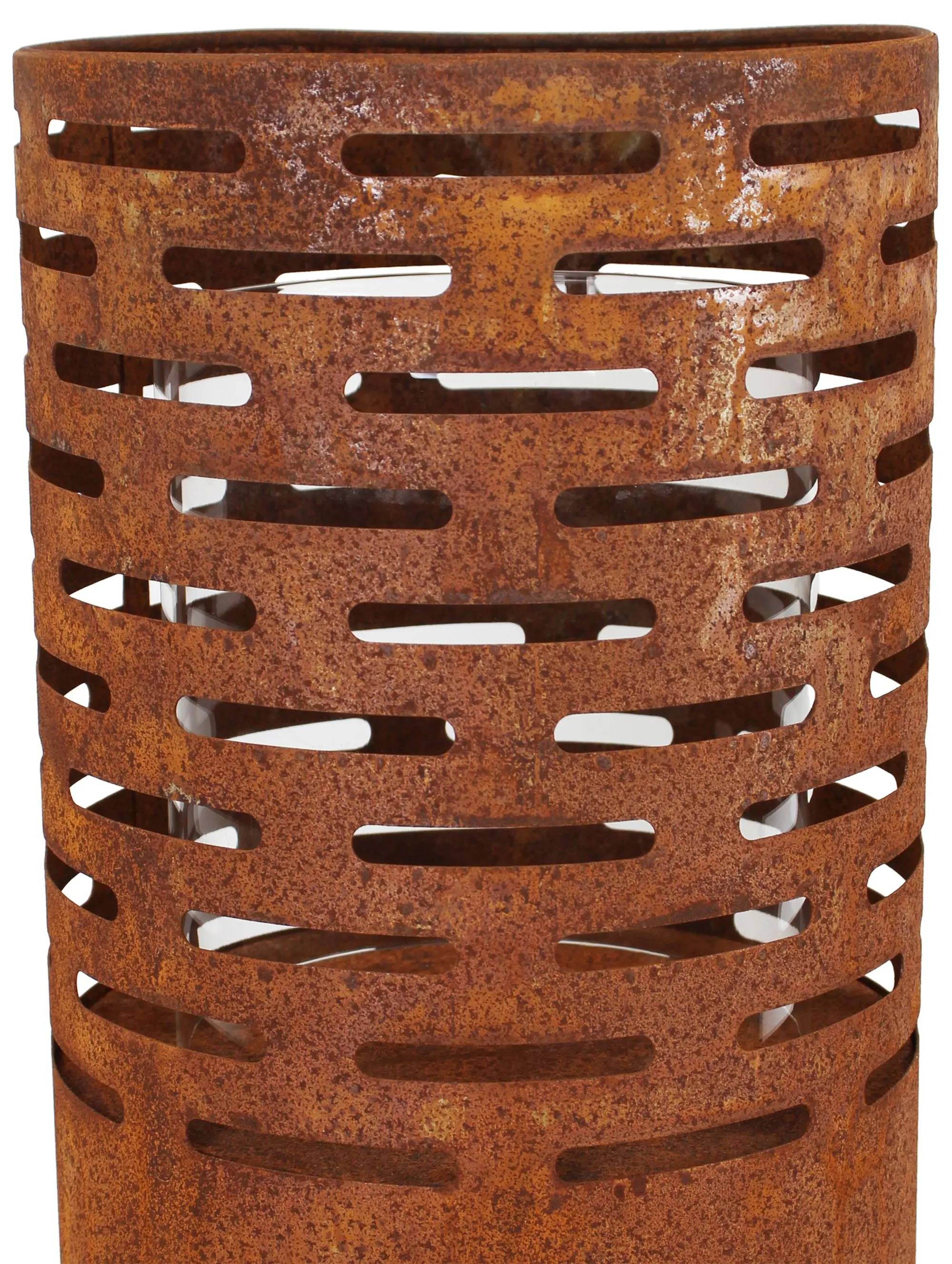 Windlicht "Rost-Säule", 2er Set im Frank Flechtwaren Online Shop für Ostern kaufen Windlicht "Rost-Säule", 2er Set im Frank Flechtwaren Online Shop für Ostern kaufen