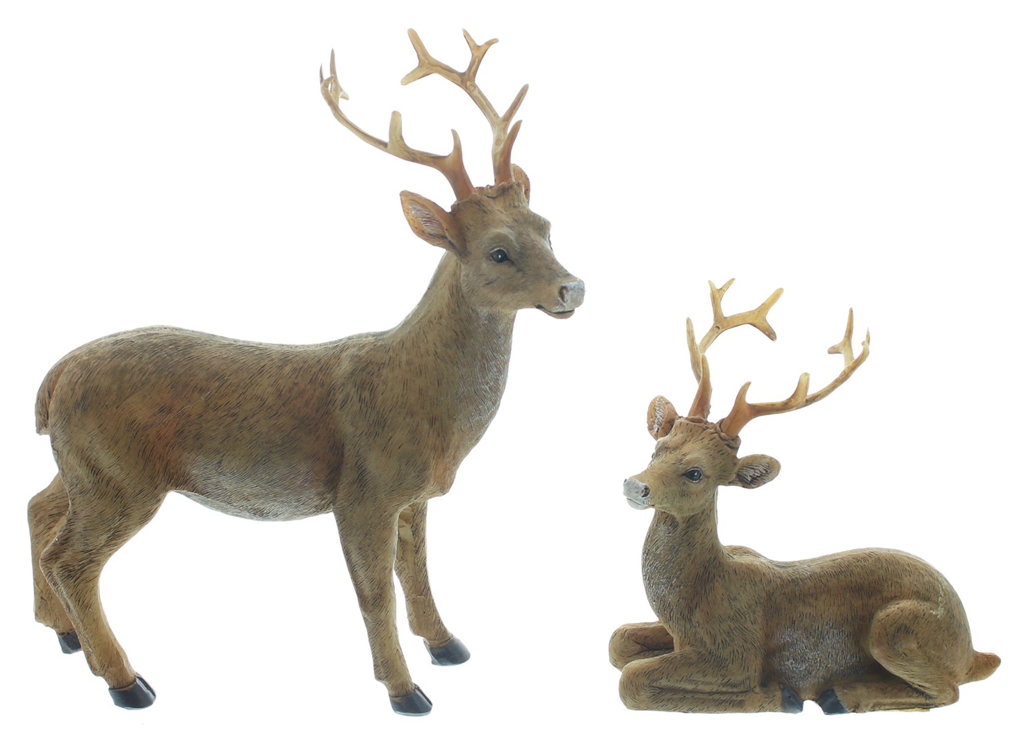 Figur "Hirschpaar", 2er Set  im Frank Flechtwaren Online Shop für Gerade eingetroffen kaufen