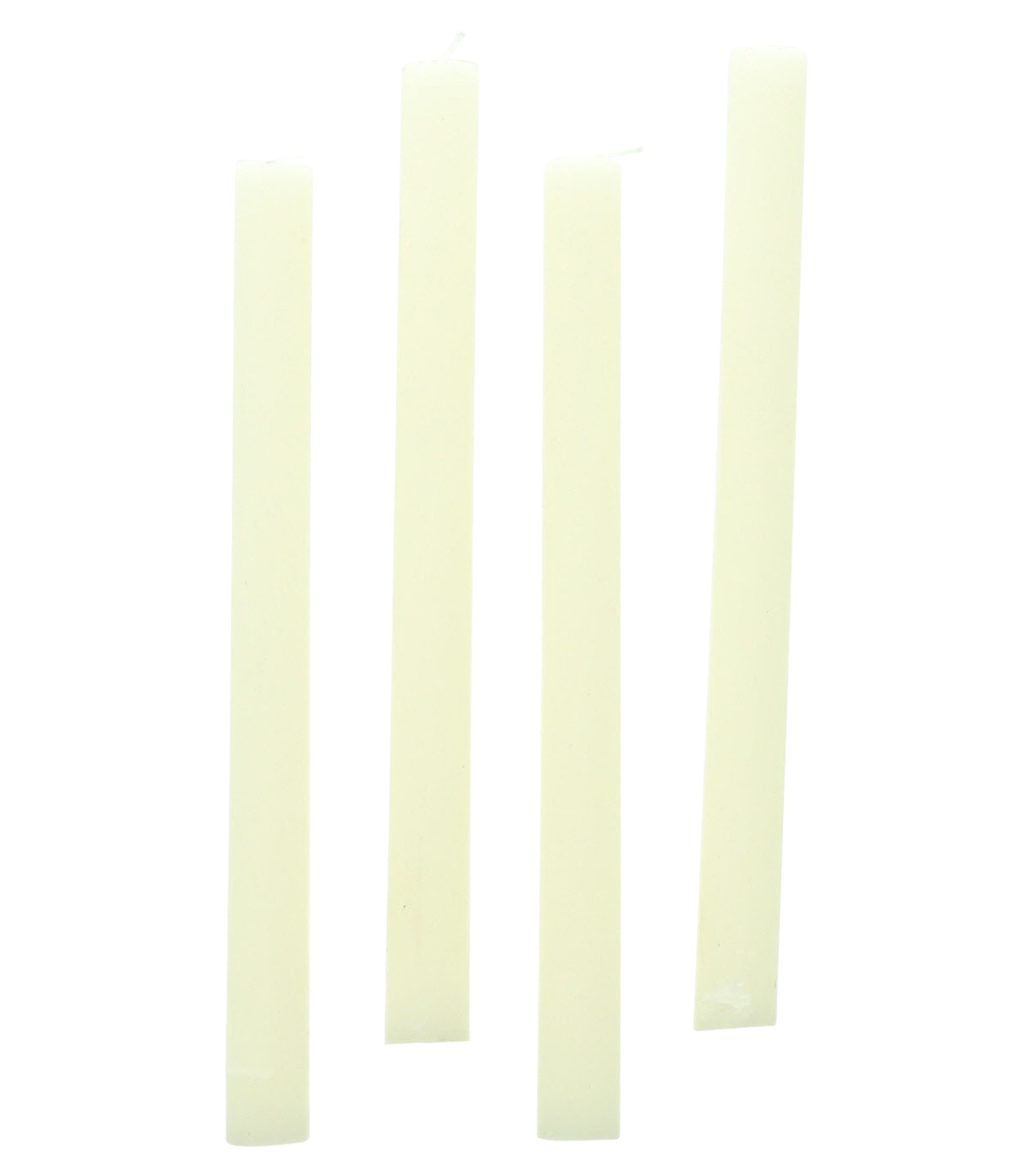 Stabkerze "Ivory", 4er Set  im Frank Flechtwaren Online Shop kaufen