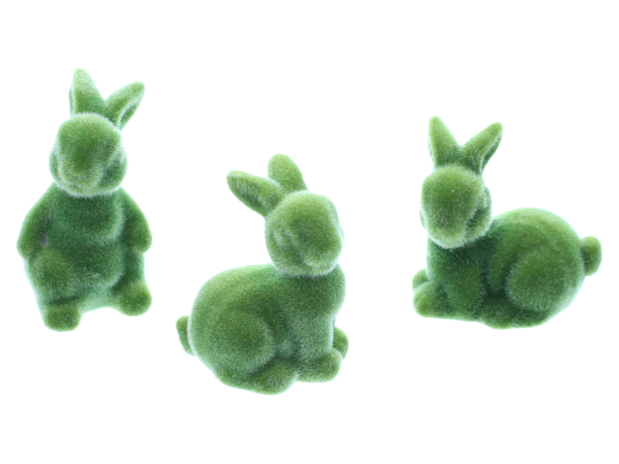 Mini-Hase "Moos", 12er Set  im Frank Flechtwaren Online Shop für Ostern kaufen