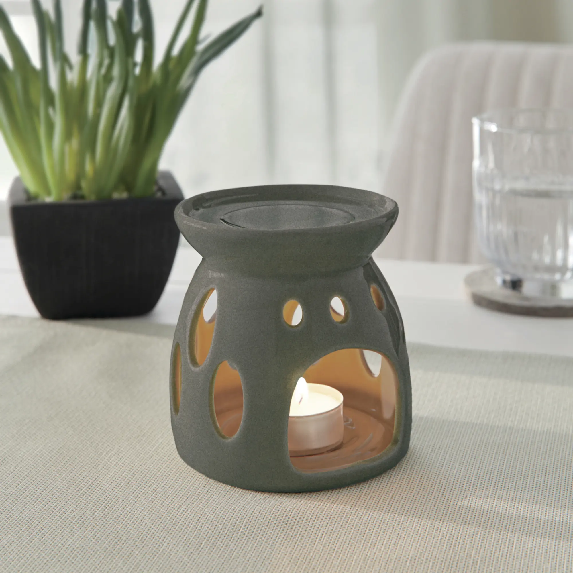 Duftstövchen "Retro"  im Frank Flechtwaren Online Shop für Kerzen &amp; LED-Kerzen kaufen
