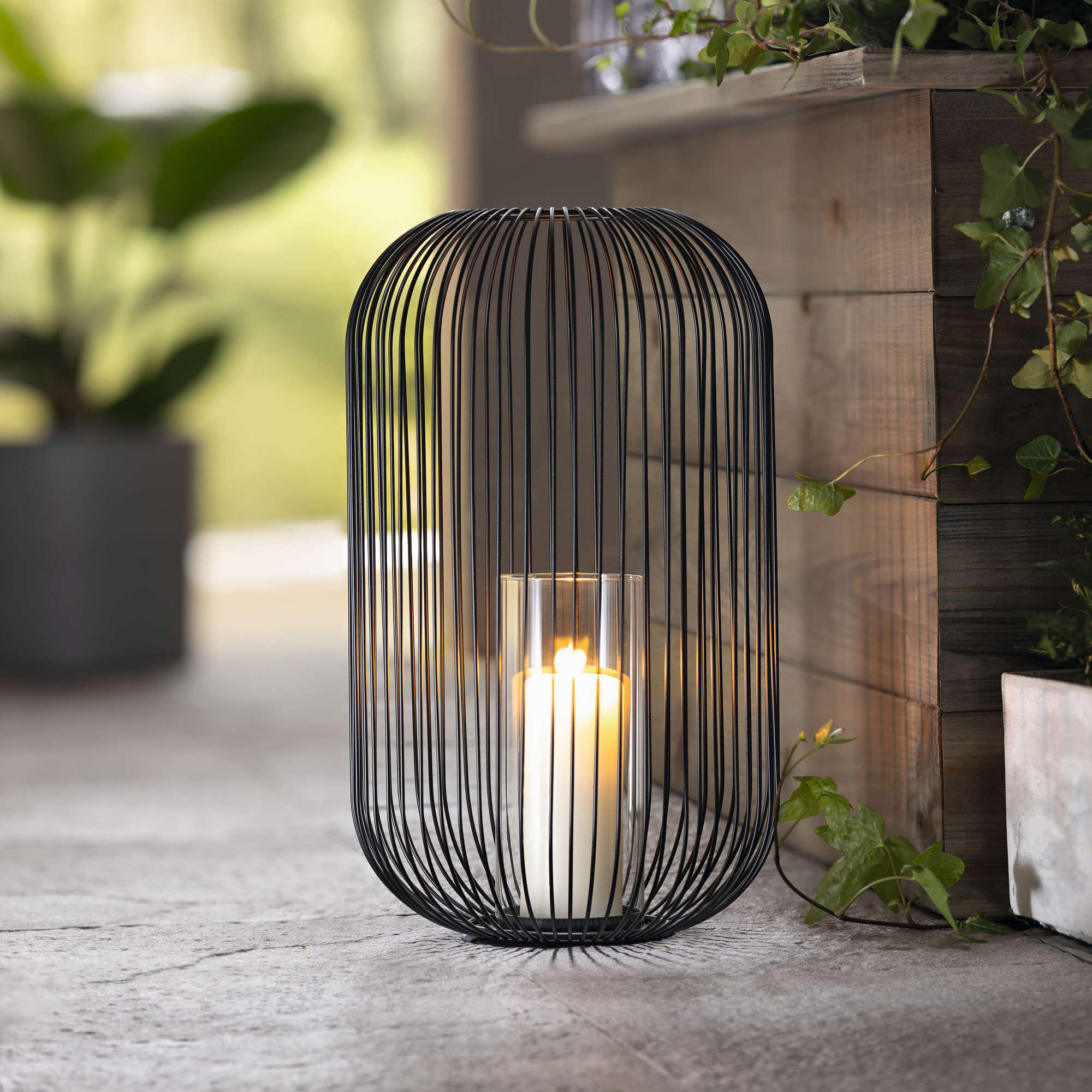 Windlicht "Atmosfera", groß  im Frank Flechtwaren Online Shop kaufen
