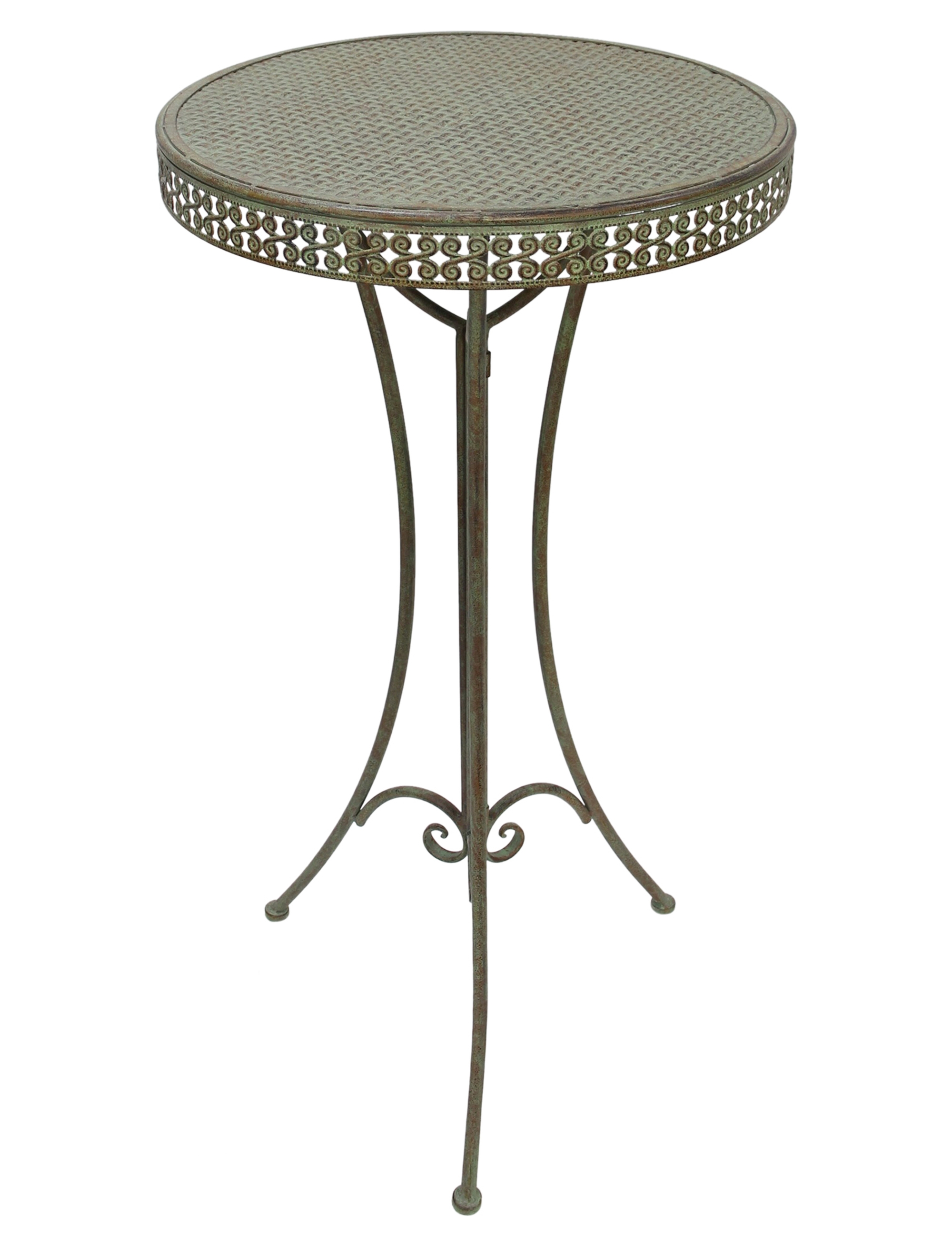 Hoher Gartentisch "Ornamente"  im Frank Flechtwaren Online Shop für Sessel &amp; Stühle kaufen