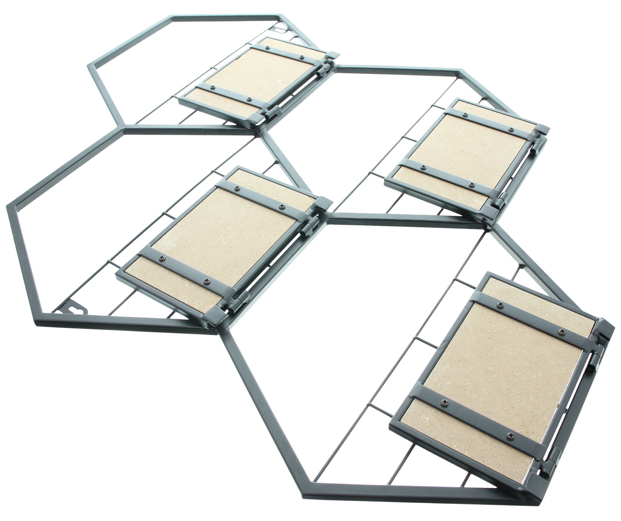 Wandregal "Hexagon"  im Frank Flechtwaren Online Shop für Wohnzimmer kaufen