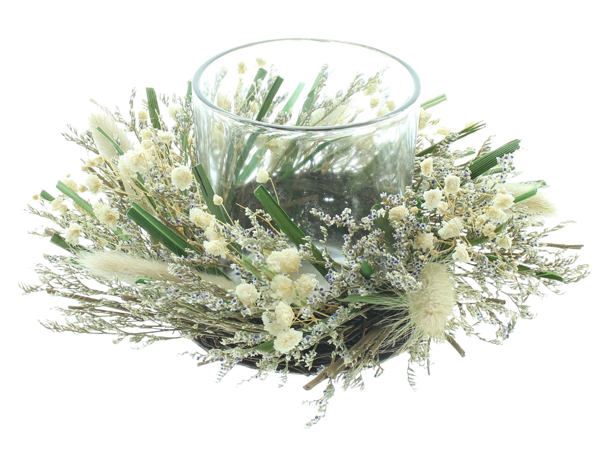 Windlicht "Flower Whispers"  im Frank Flechtwaren Online Shop für Gerade eingetroffen kaufen