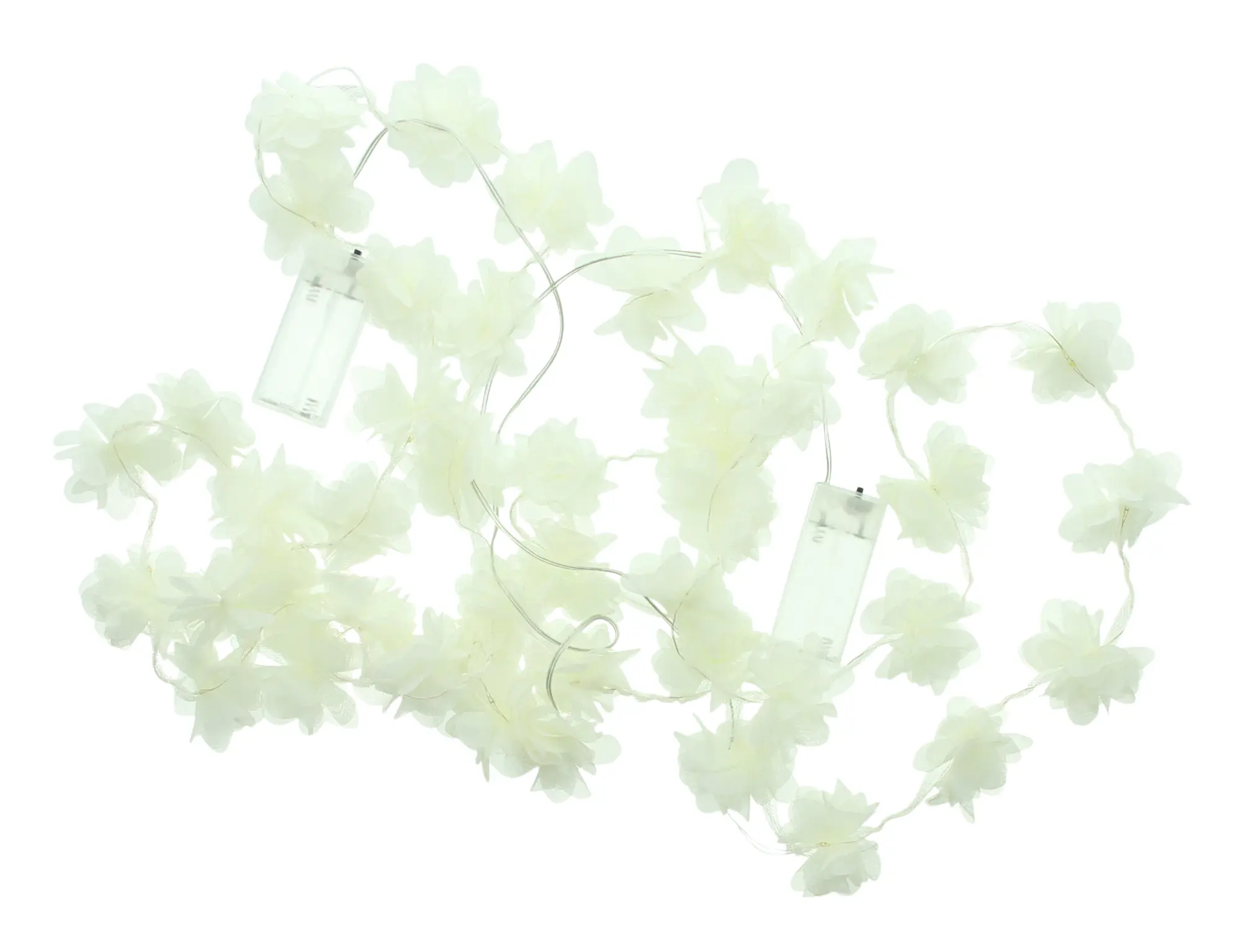 LED-Lichterkette "White Blossom", 2er Set  im Frank Flechtwaren Online Shop für LED-Lichterketten kaufen