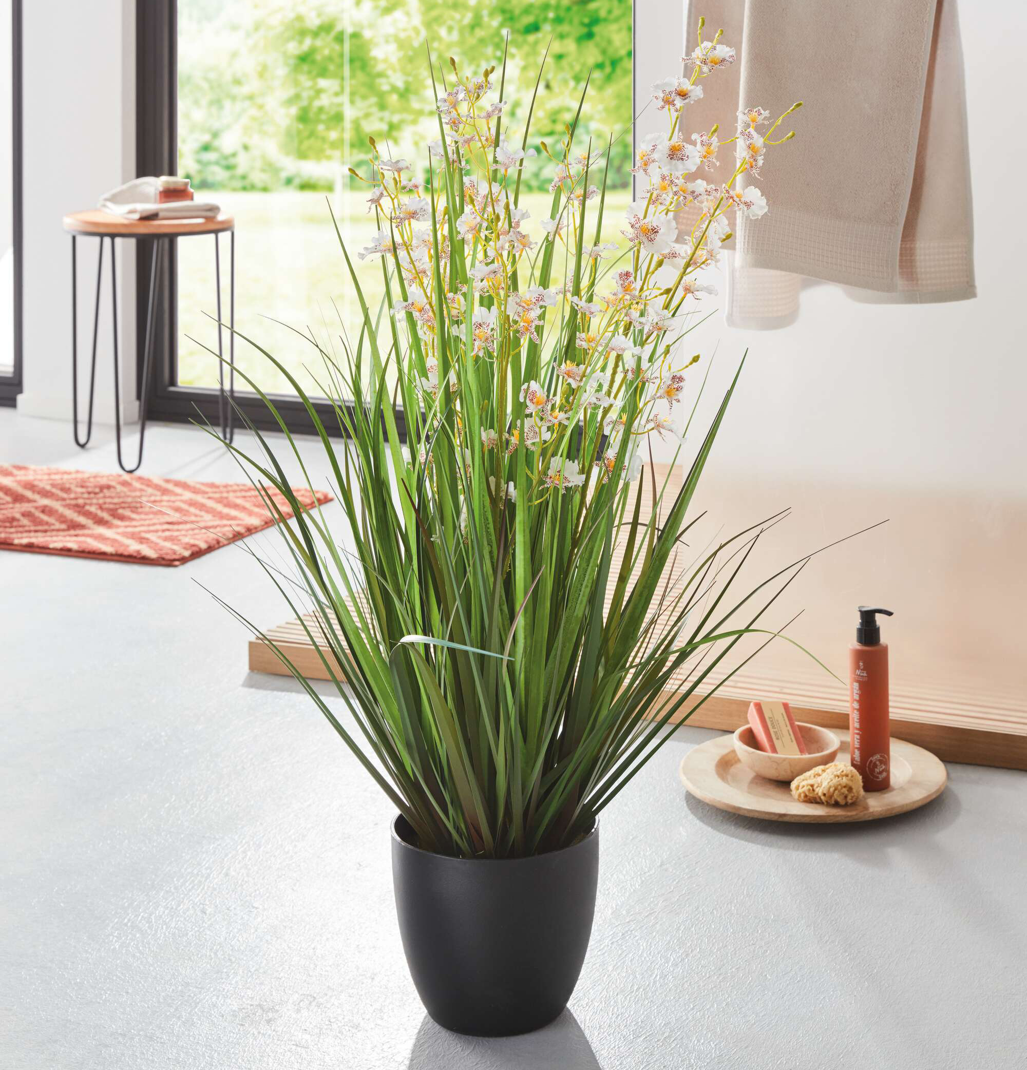 Topfpflanze "Dancing Orchid"  im Frank Flechtwaren Online Shop für Kunstpflanzen kaufen