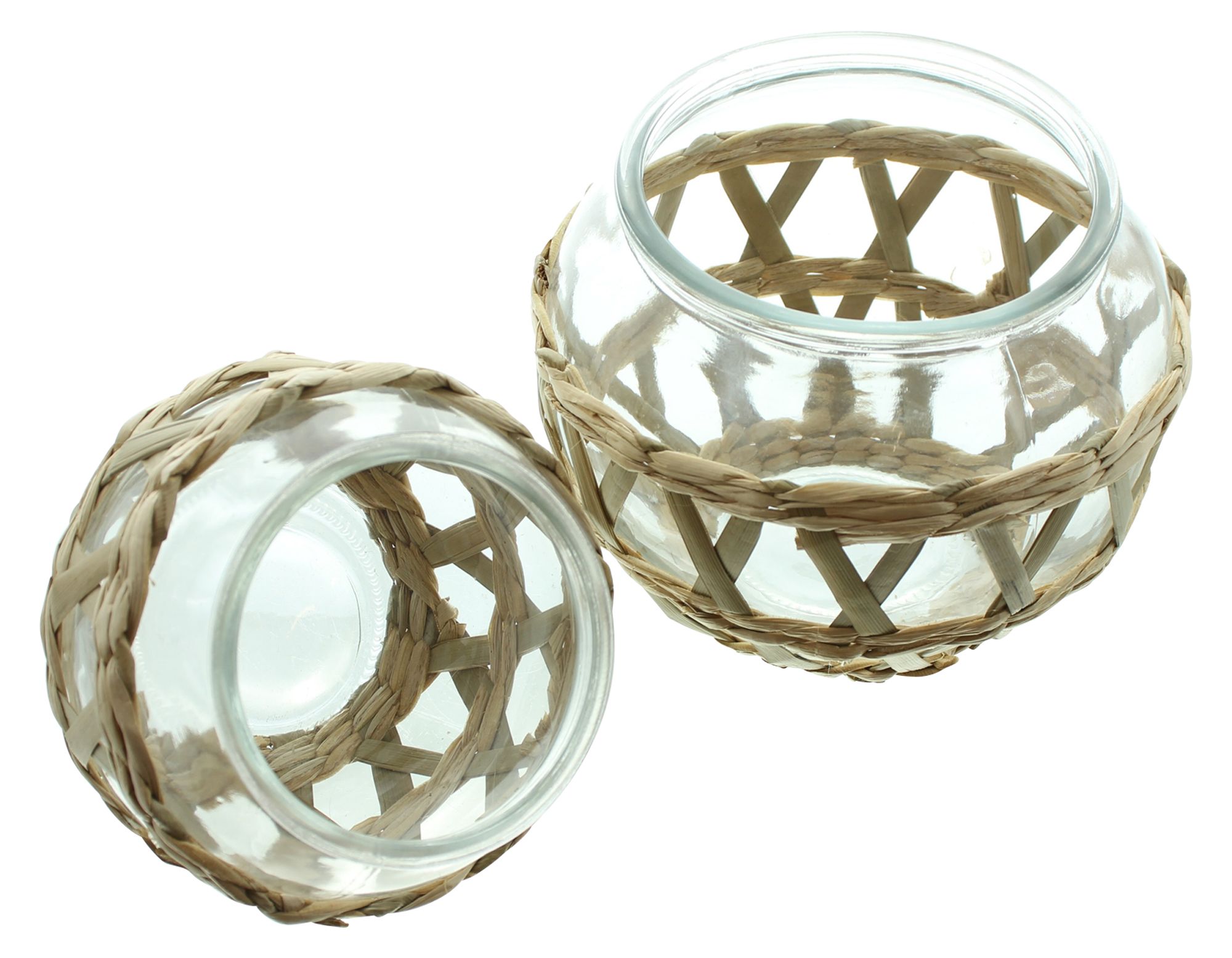 Windlicht "Geflecht", 2er Set im Frank Flechtwaren Online Shop für Ostern kaufen Windlicht "Geflecht", 2er Set im Frank Flechtwaren Online Shop für Ostern kaufen