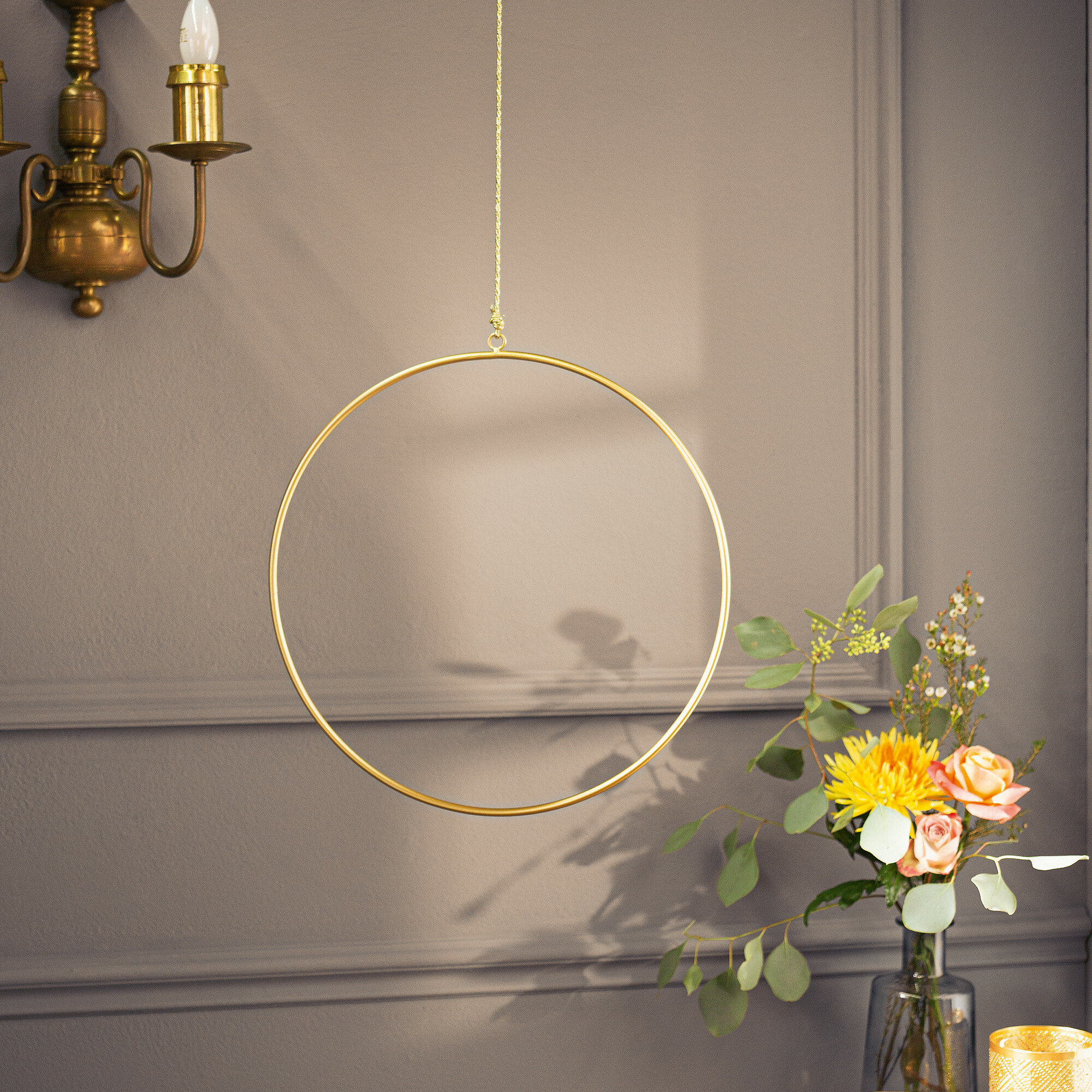 Metallring "Golden"  im Frank Flechtwaren Online Shop für Ostern kaufen
