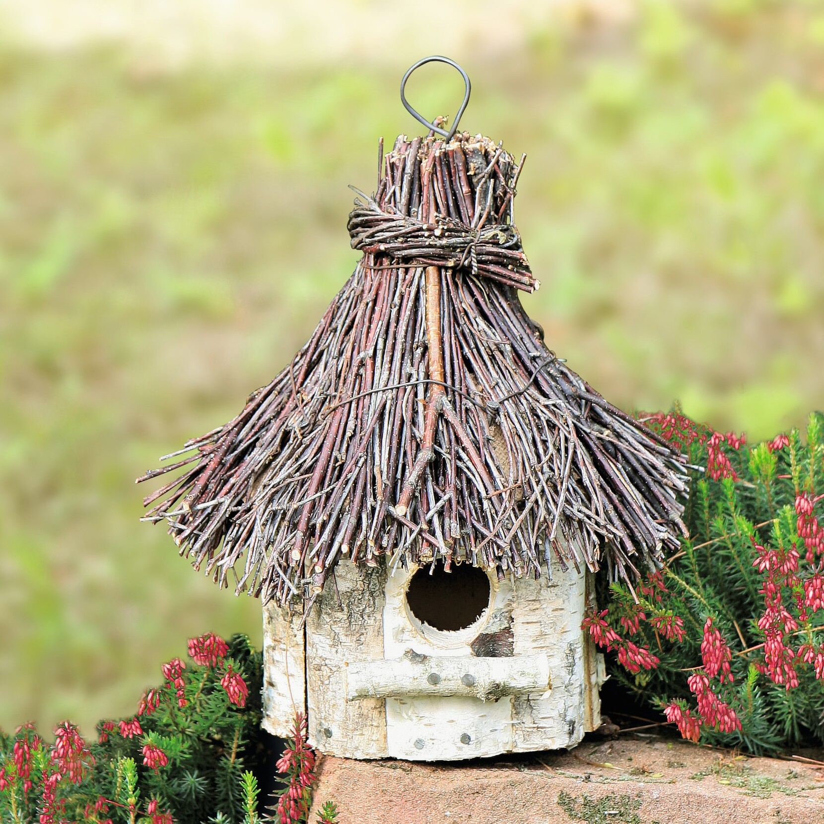 Vogelhaus "Birke"  im Frank Flechtwaren Online Shop kaufen