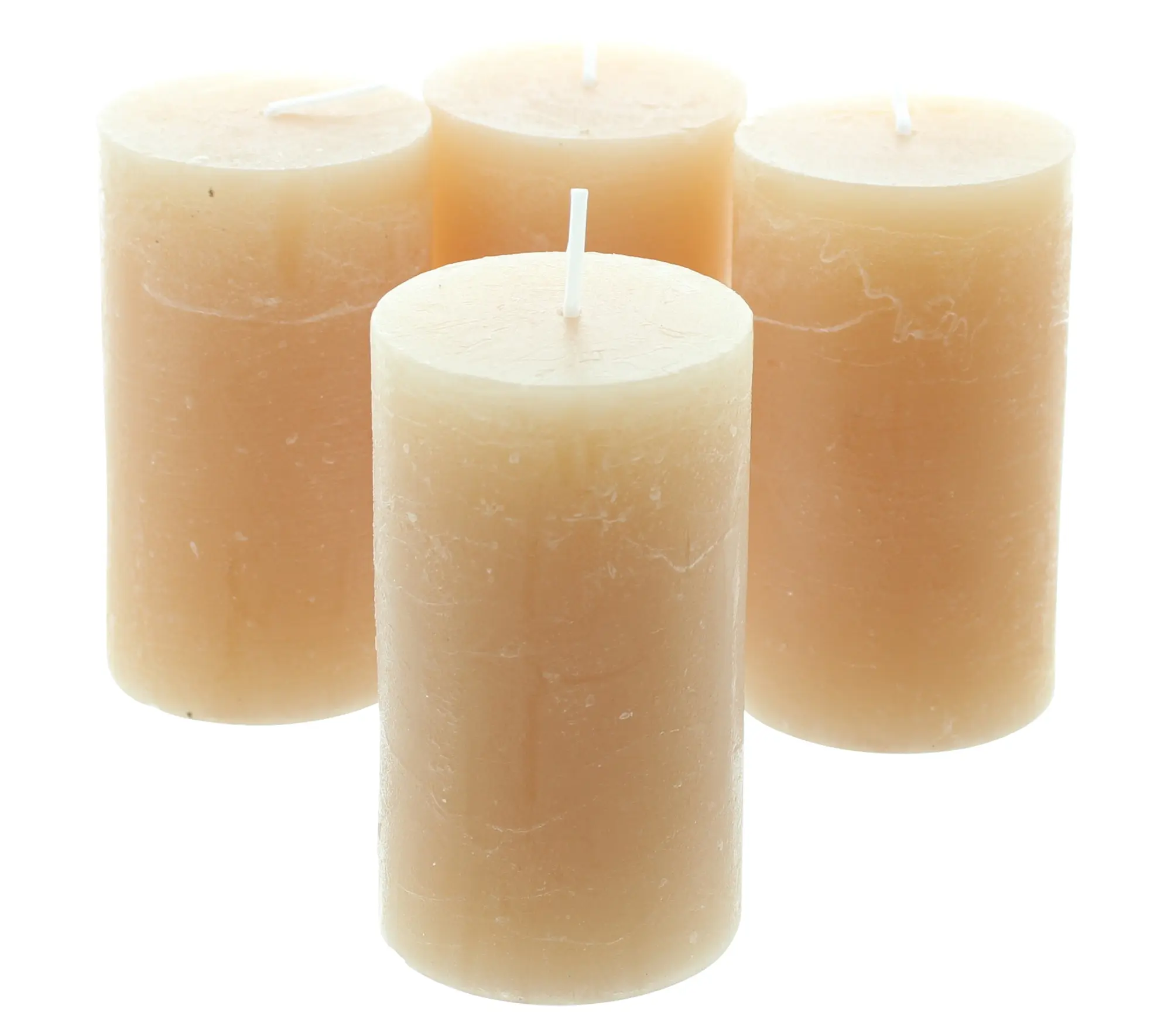 Kerze "Karamell", 4er Set  im Frank Flechtwaren Online Shop kaufen