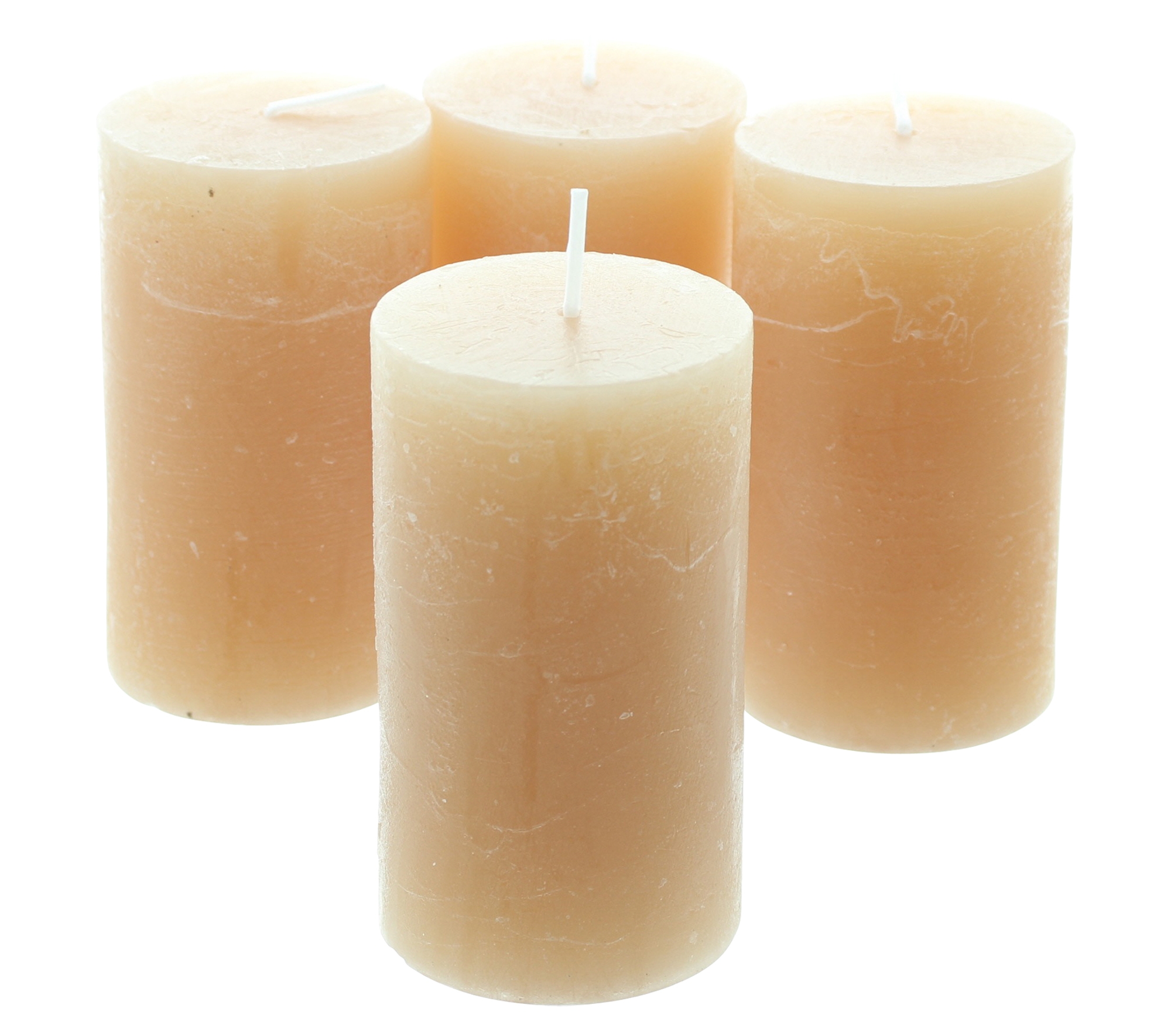 Kerze "Karamell", 4er Set  im Frank Flechtwaren Online Shop kaufen