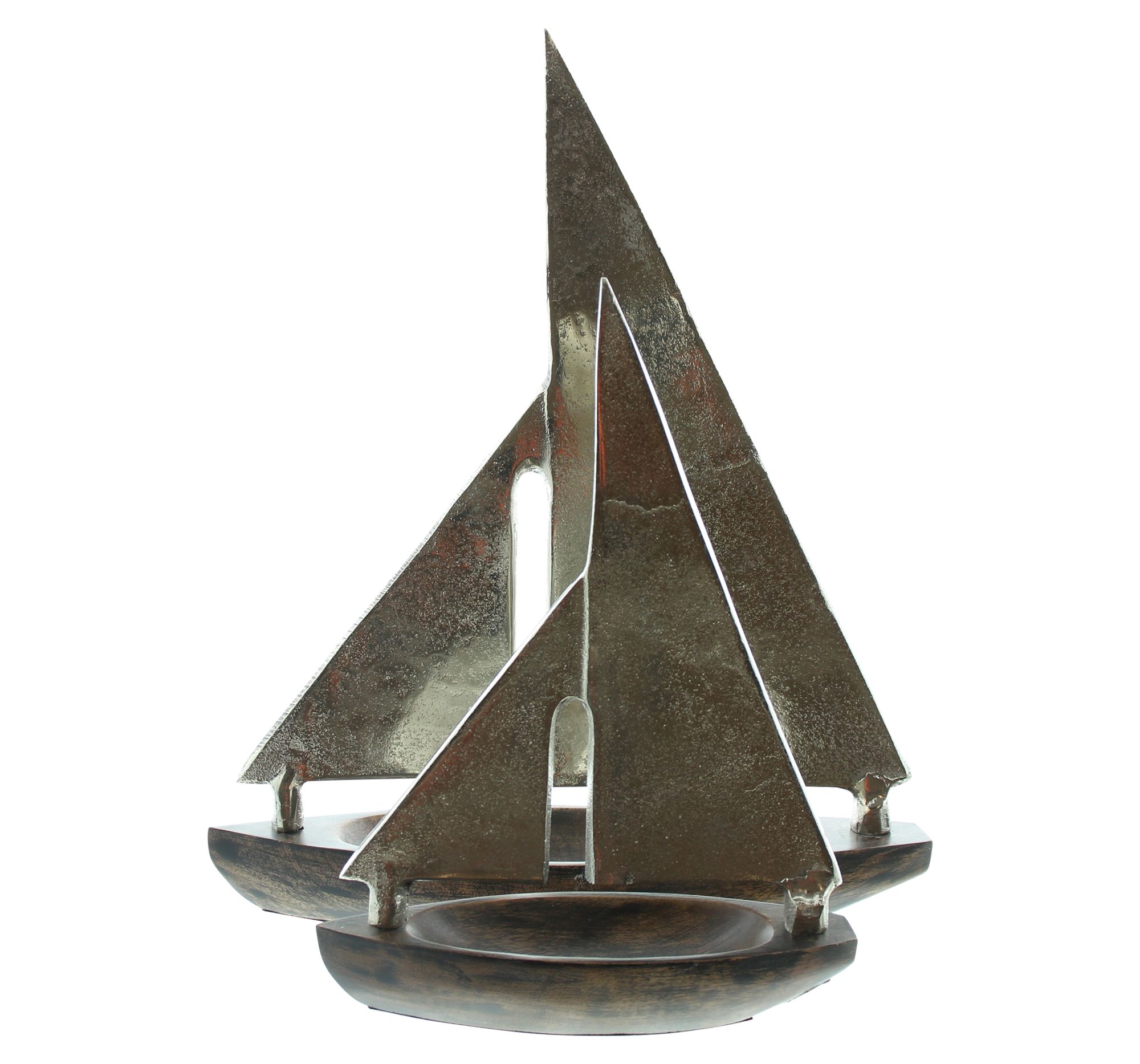 Metall-Schiff "Sailing", 2er Set im Frank Flechtwaren Online Shop für Gartenfiguren kaufen Metall-Schiff "Sailing", 2er Set im Frank Flechtwaren Online Shop für Gartenfiguren kaufen