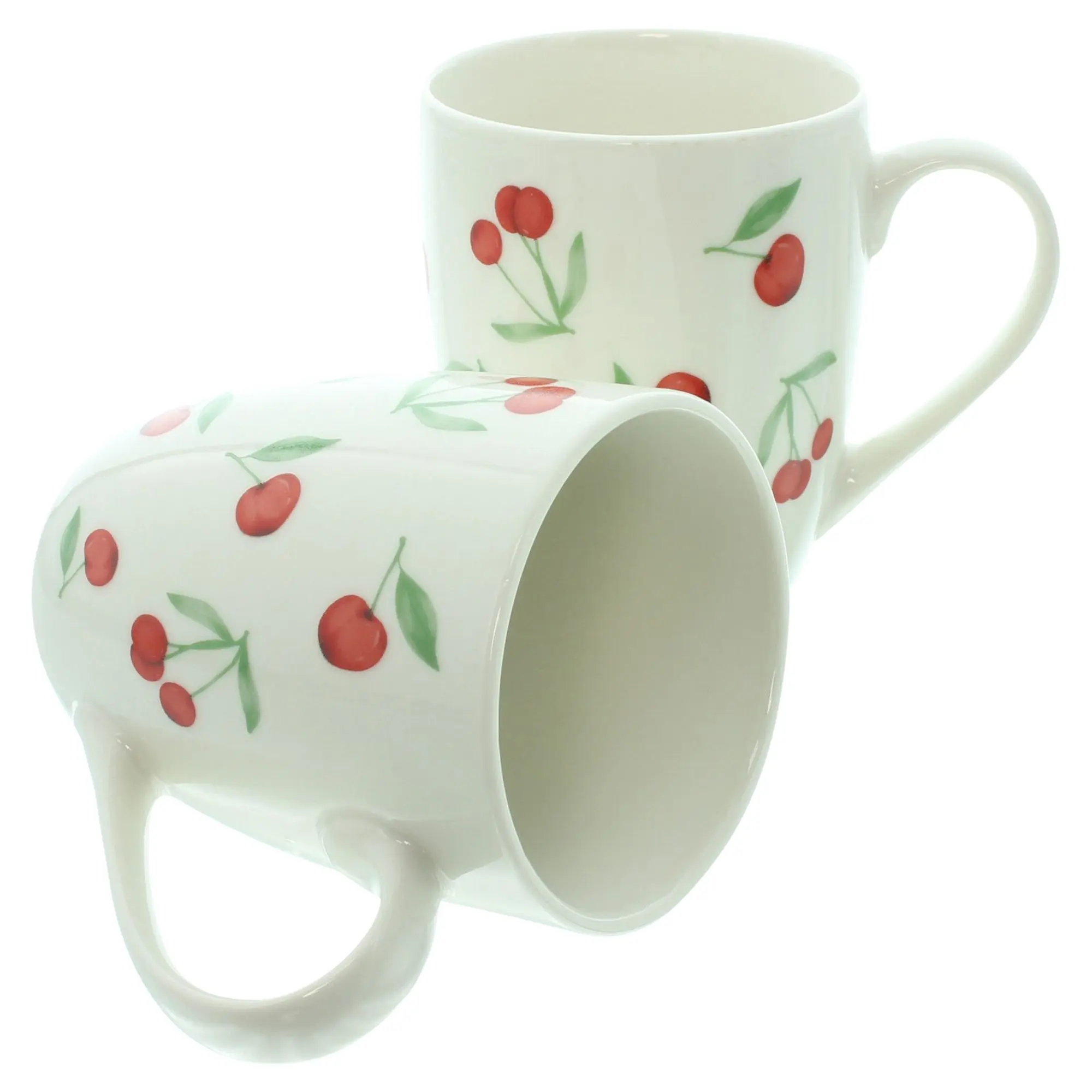 Kaffeebecher "Kirschgenuss", 2er Set  im Frank Flechtwaren Online Shop für Freche Früchtchen kaufen