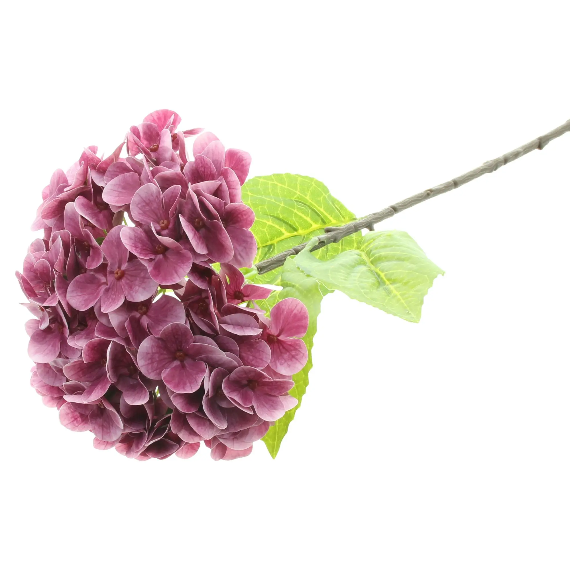 Kunstblume "Rosa Hortensie"  im Frank Flechtwaren Online Shop für Kunstpflanzen kaufen