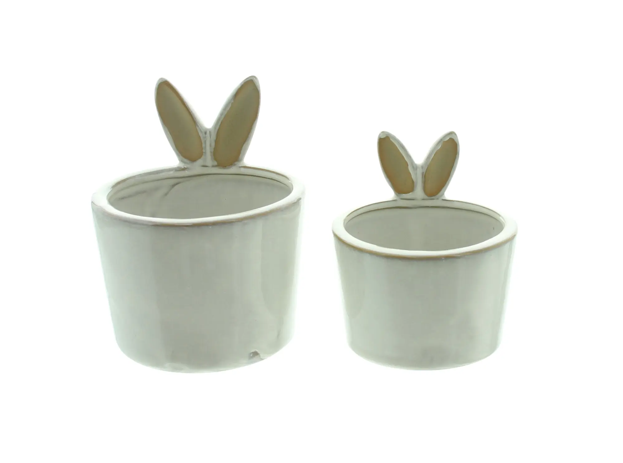 Pflanzer "Hasenohren", 2er Set  im Frank Flechtwaren Online Shop für Pflanzer kaufen
