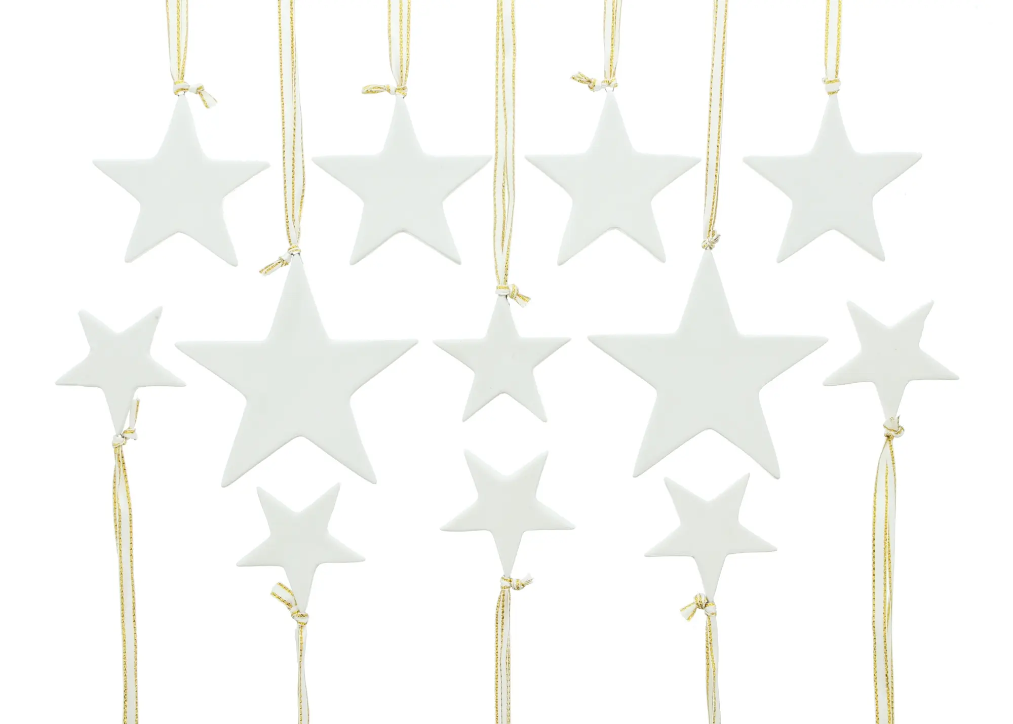 Sternhänger, 12er Set im Frank Flechtwaren Online Shop für Weihnachten kaufen Sternhänger, 12er Set im Frank Flechtwaren Online Shop für Weihnachten kaufen