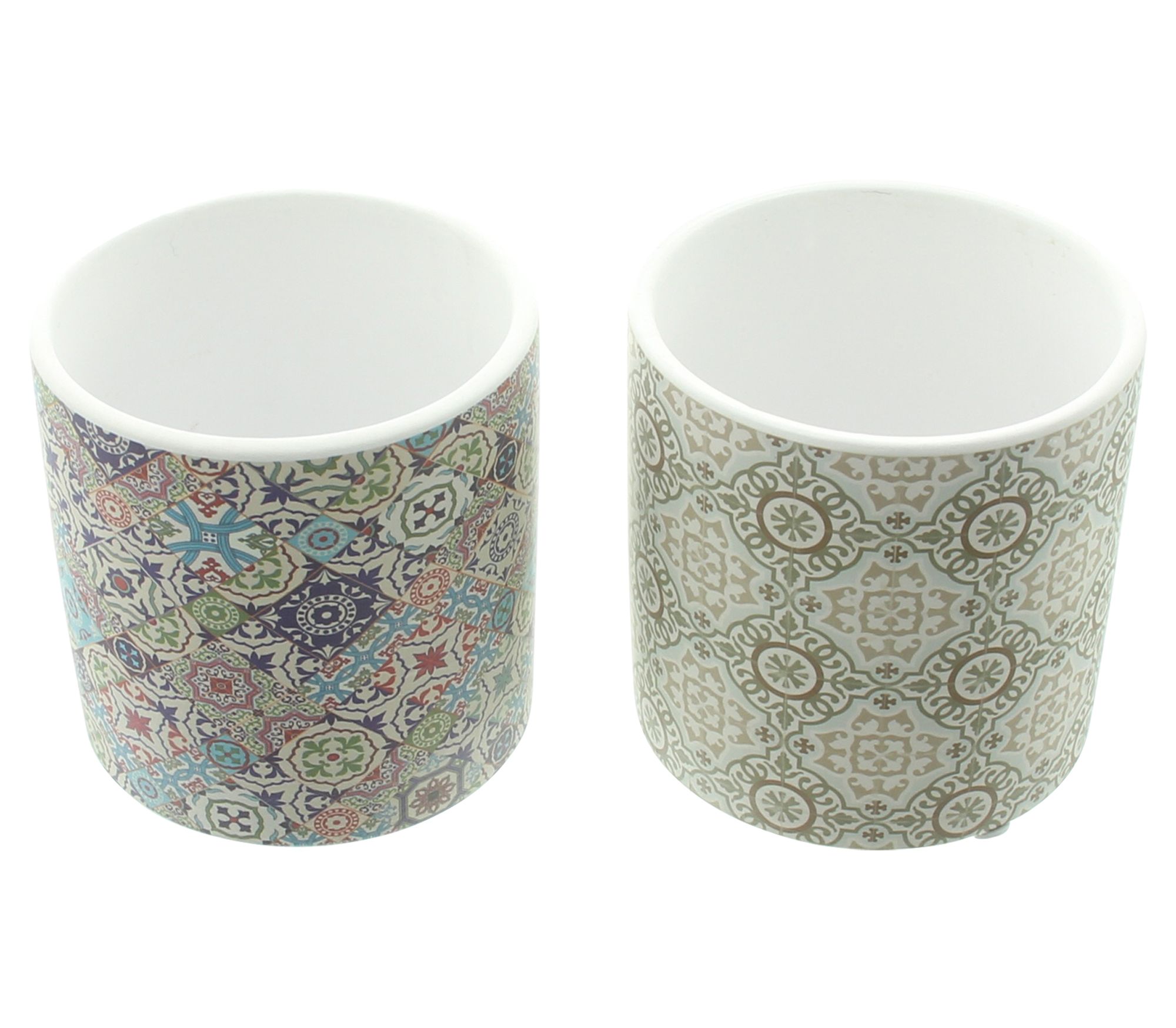 Blumentopf "Mosaik", 2er Set  im Frank Flechtwaren Online Shop für Pflanztöpfe kaufen