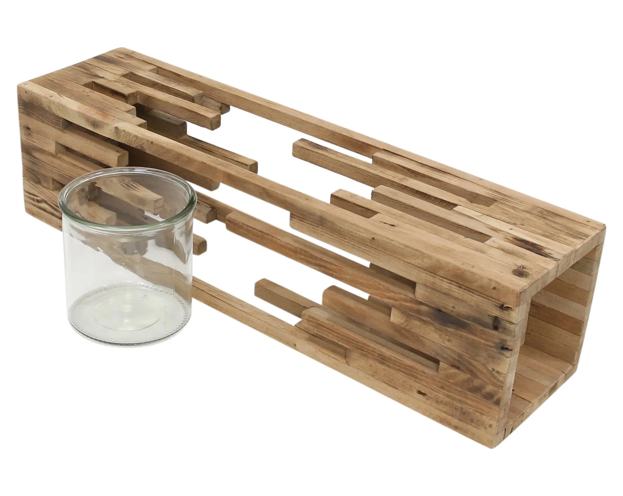 Windlichtsäule "Edges", groß  im Frank Flechtwaren Online Shop für Laternen kaufen