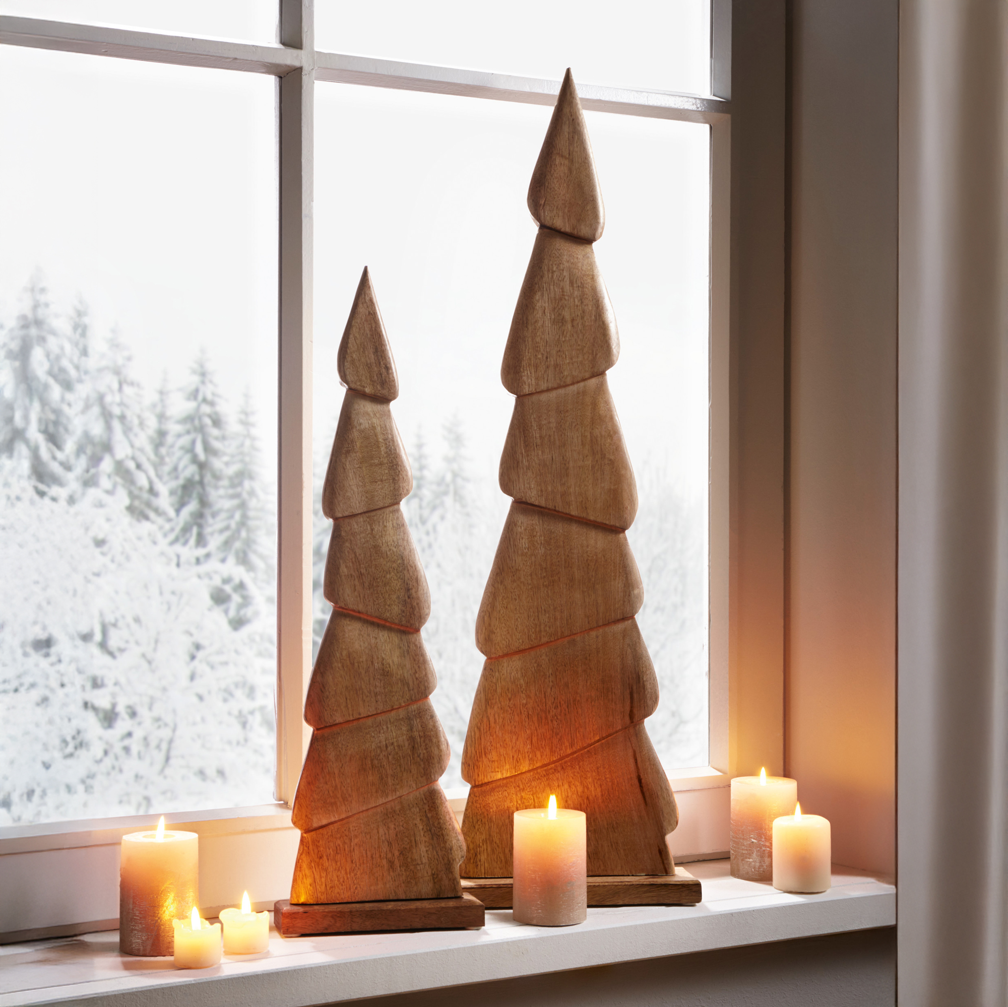 Tannenbaum "Mangoholz", 2er Set im Frank Flechtwaren Online Shop für Weihnachten kaufen Tannenbaum "Mangoholz", 2er Set im Frank Flechtwaren Online Shop für Weihnachten kaufen