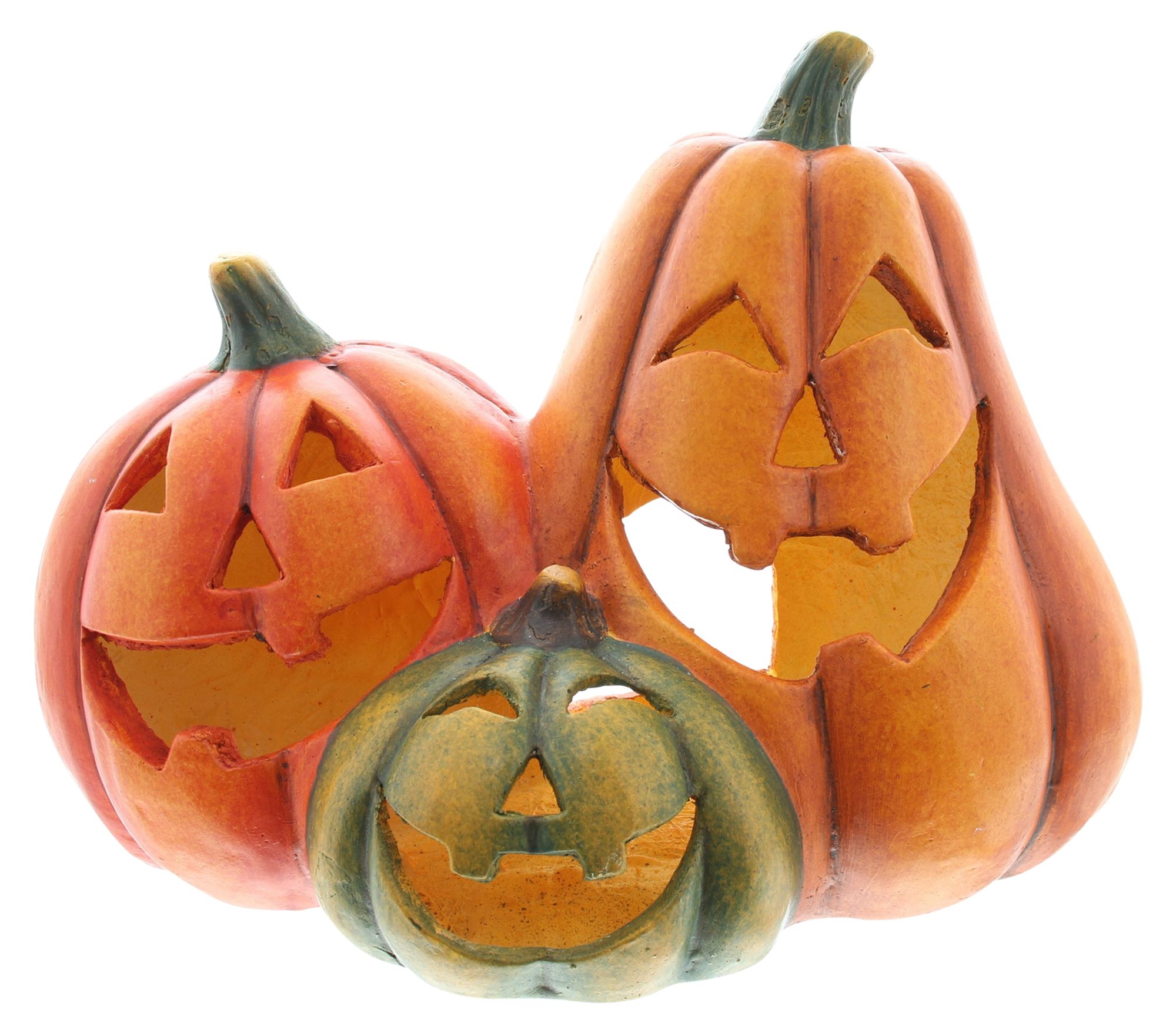 Kürbistrio "Smile"  im Frank Flechtwaren Online Shop für Herbst kaufen