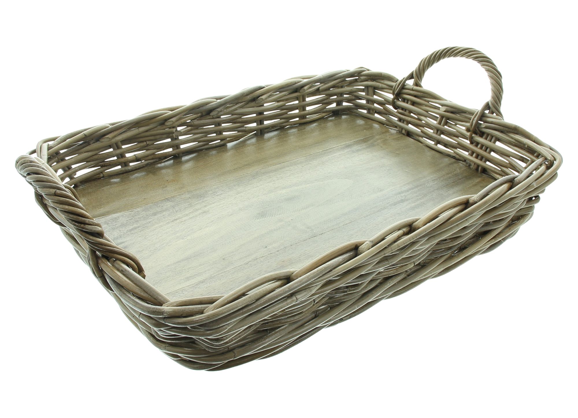 Tablett "Koboo Grey"  im Frank Flechtwaren Online Shop für Küche kaufen