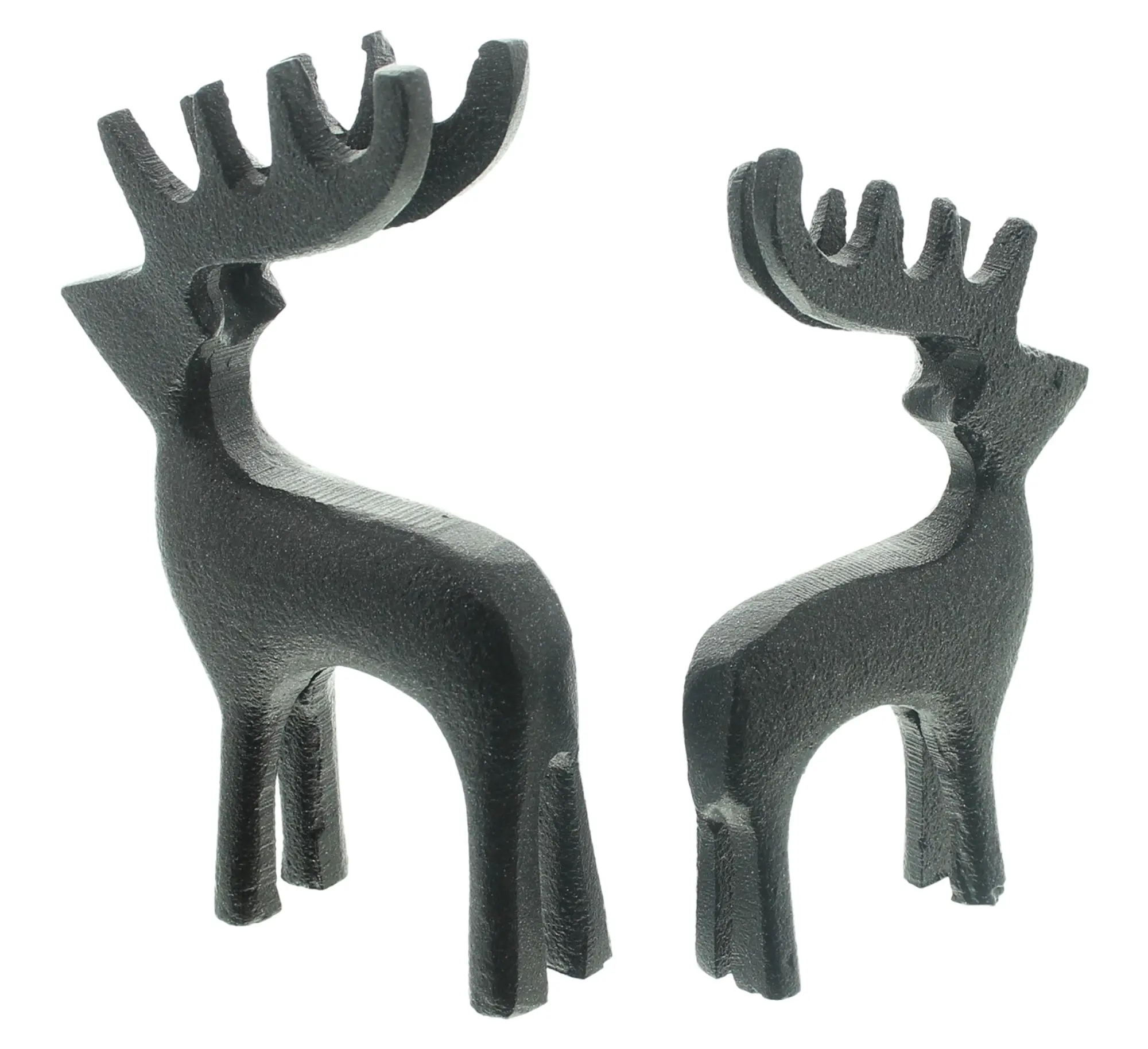 Rentier "Black", 2er Set  im Frank Flechtwaren Online Shop für Dekofiguren kaufen