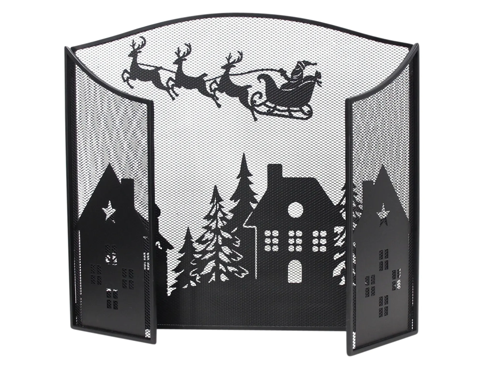 Kamindeko "Christmas Time"  im Frank Flechtwaren Online Shop für Kaminkonsolen kaufen