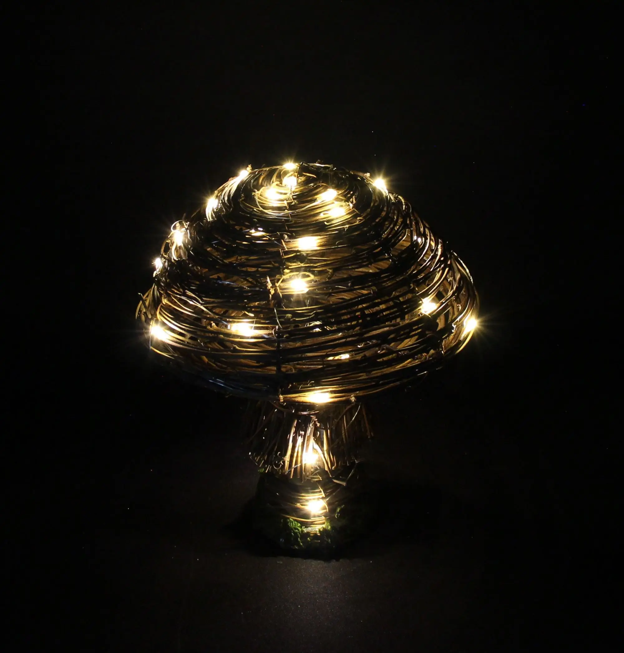 LED-Pilz "Rustic"  im Frank Flechtwaren Online Shop für Dekofiguren kaufen