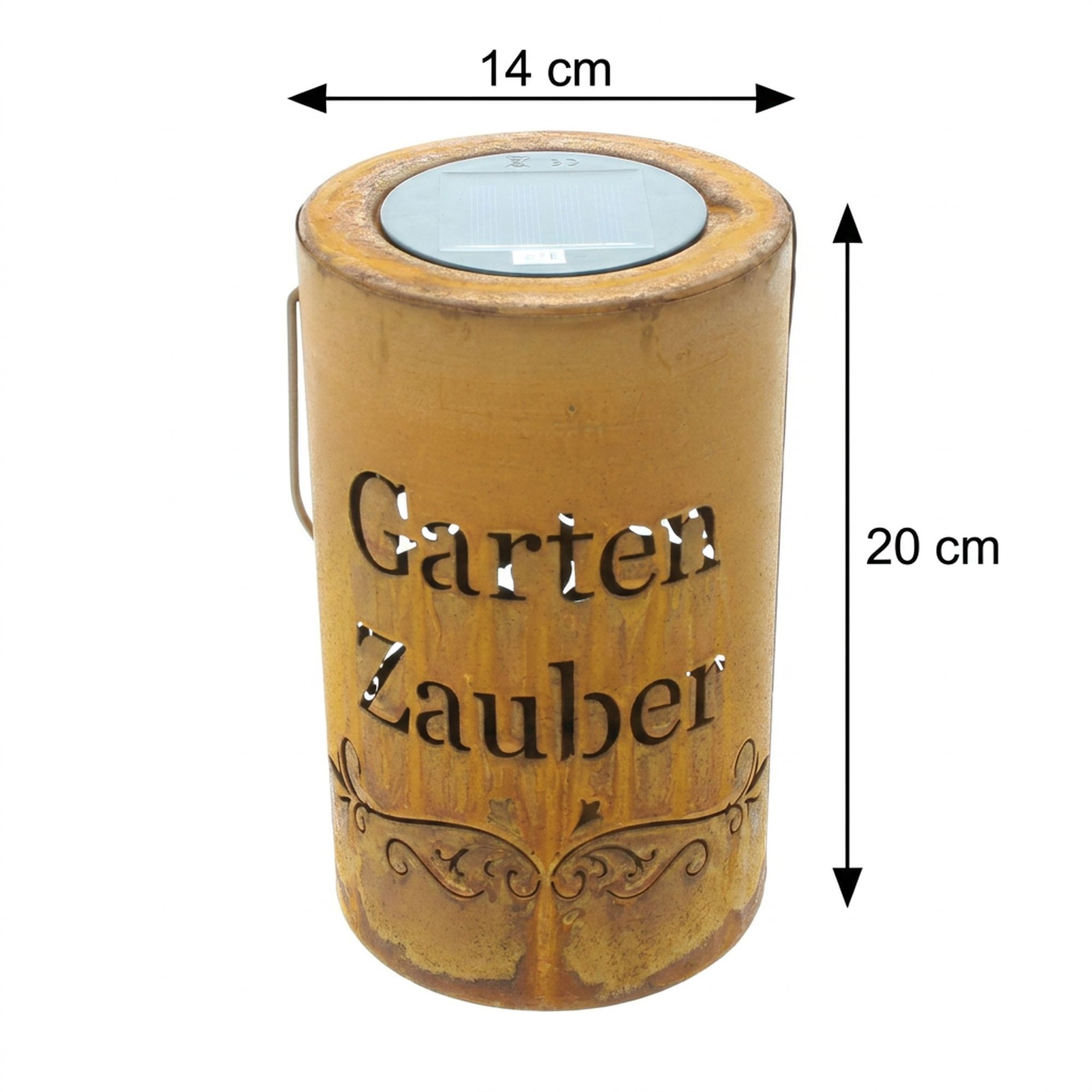 Solar-Laterne "Gartenzauber"  im Frank Flechtwaren Online Shop für Bunter Ostergarten kaufen