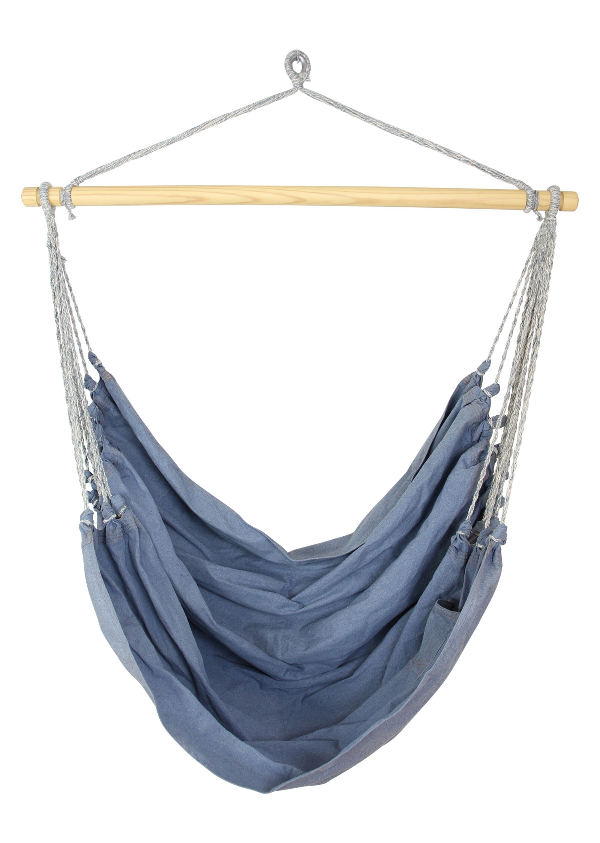 Hängesessel "Jeans" mit 3 Kissenhüllen, 4er Set im Frank Flechtwaren Online Shop für Hängematten & Hängesessel kaufen Hängesessel "Jeans" mit 3 Kissenhüllen, 4er Set im Frank Flechtwaren Online Shop für Hängematten & Hängesessel kaufen