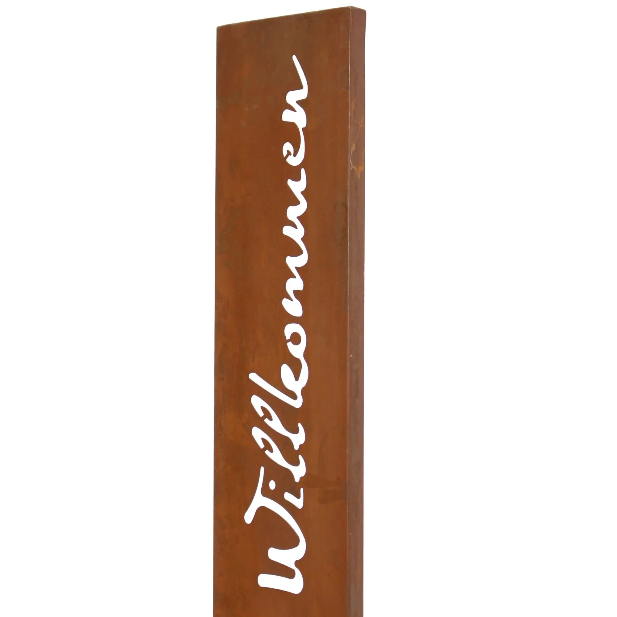 Standschild "Willkommen" im Frank Flechtwaren Online Shop für Herbstgarten kaufen Standschild "Willkommen" im Frank Flechtwaren Online Shop für Herbstgarten kaufen