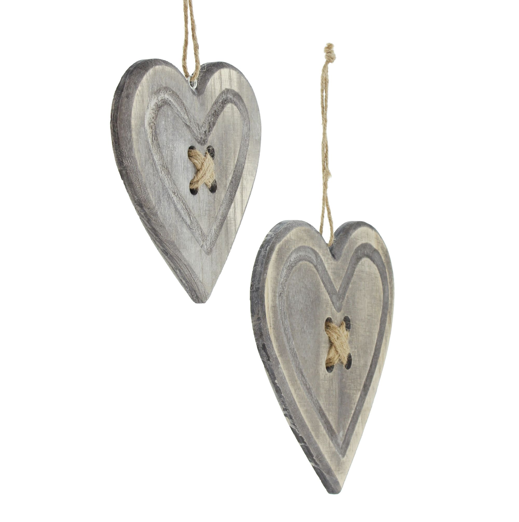 Herzhänger "Knopf", 2er Set im Frank Flechtwaren Online Shop für Ostern kaufen Herzhänger "Knopf", 2er Set im Frank Flechtwaren Online Shop für Ostern kaufen