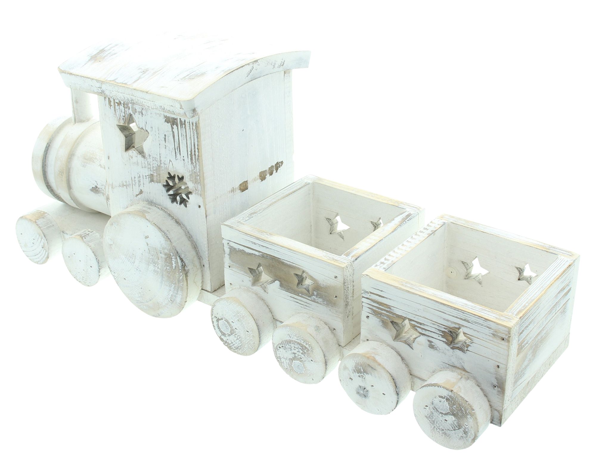 Dekozug "Shabby-White" im Frank Flechtwaren Online Shop für Weihnachten kaufen Dekozug "Shabby-White" im Frank Flechtwaren Online Shop für Weihnachten kaufen