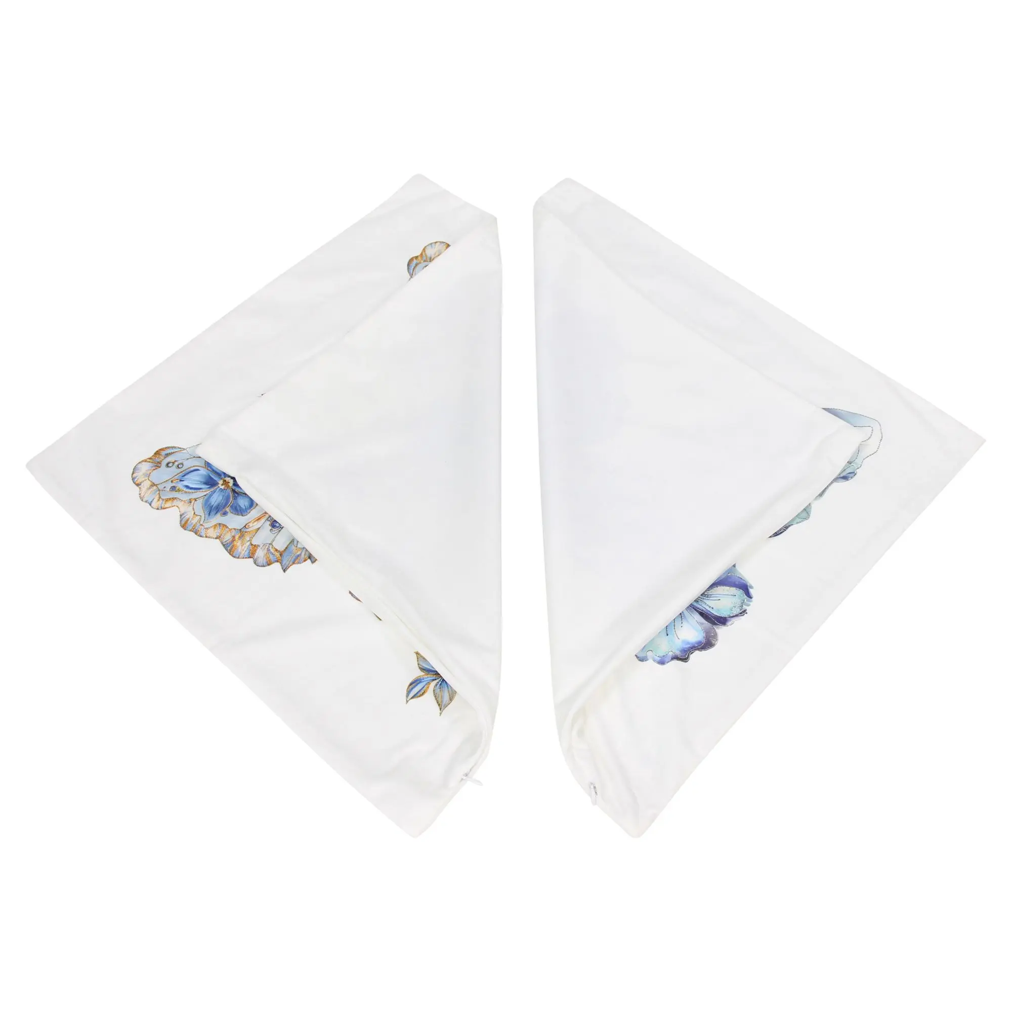 Kissenhülle "Blauer Schmetterling", 2er Set  im Frank Flechtwaren Online Shop für Kissenhüllen kaufen
