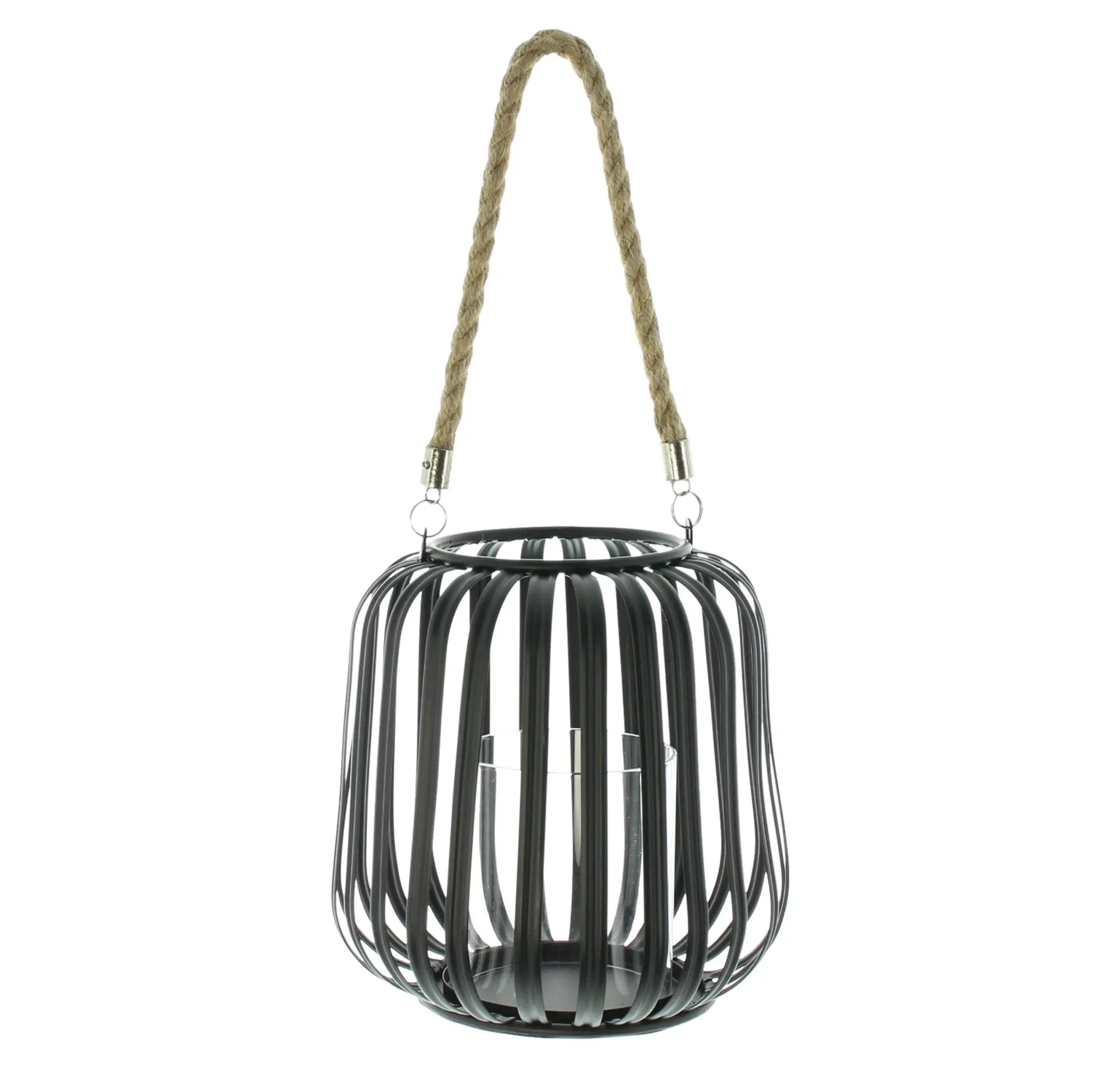 Windlicht "Black"  im Frank Flechtwaren Online Shop für Windlichter kaufen