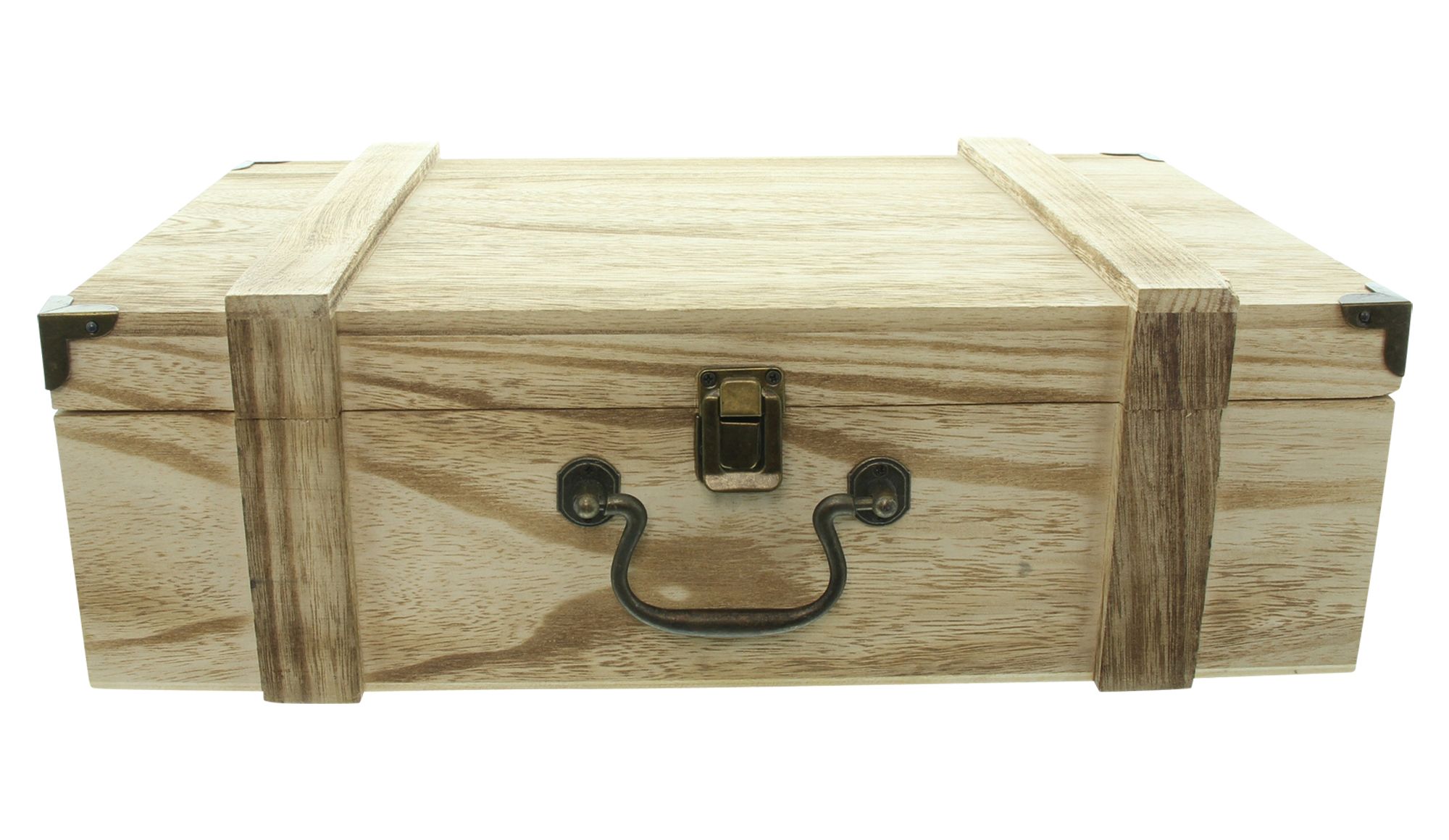 Holzkiste "Präsent"  im Frank Flechtwaren Online Shop für Weinliebhaber kaufen
