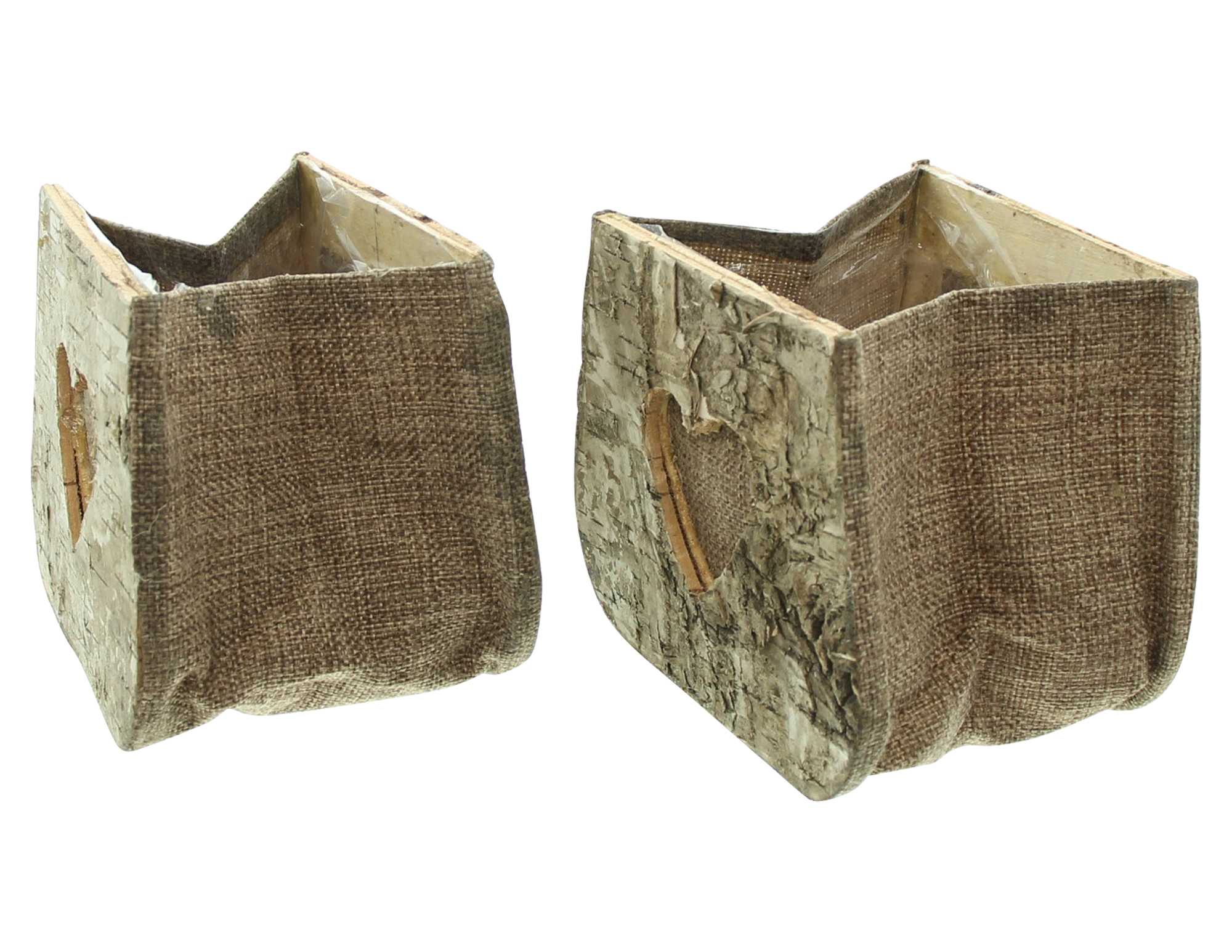 Pflanztasche "Birkenherz", 2er Set im Frank Flechtwaren Online Shop für Pflanztöpfe kaufen Pflanztasche "Birkenherz", 2er Set im Frank Flechtwaren Online Shop für Pflanztöpfe kaufen