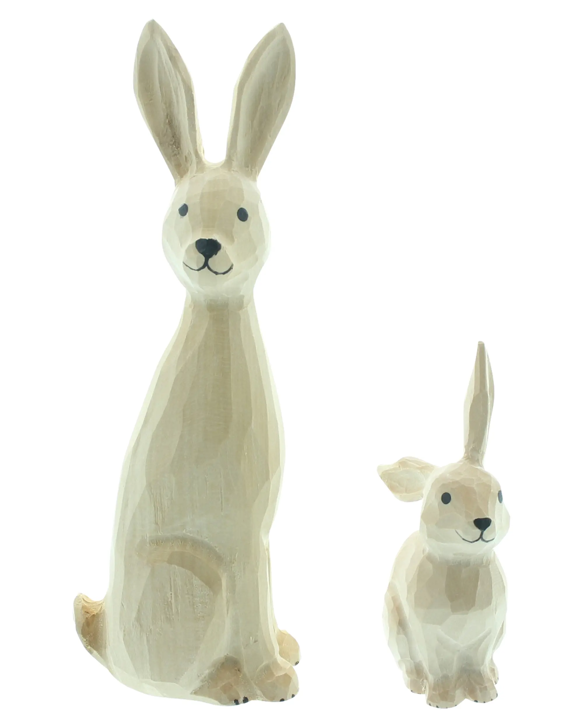 Figur "Hasenmutter mit Kind", 2er Set  im Frank Flechtwaren Online Shop für Hasen &amp; Co kaufen