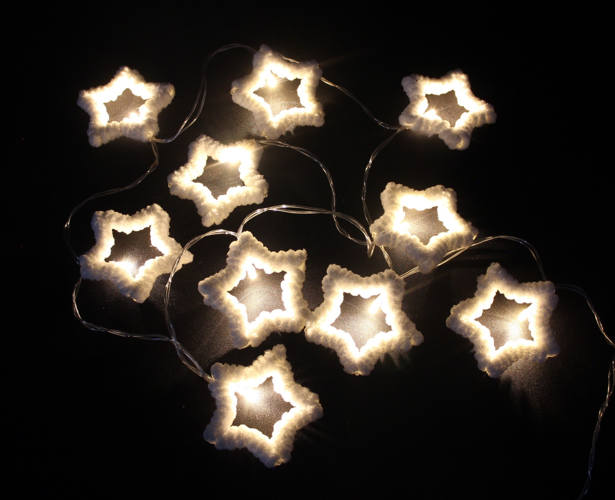 LED-Lichterkette "Sterne"  im Frank Flechtwaren Online Shop für Sterne kaufen